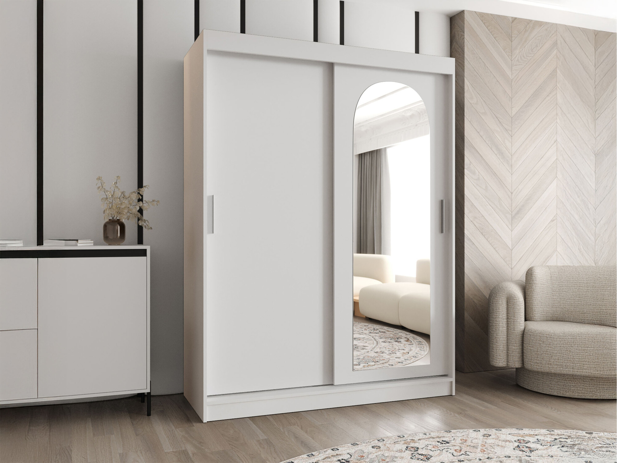 Garderobeskab Hartford 502 (Hvid)