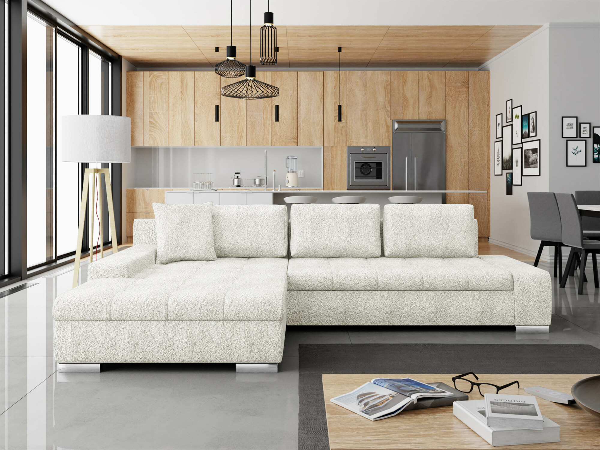 Hjørnesofa Comfivo Nitor II (Coral 70)