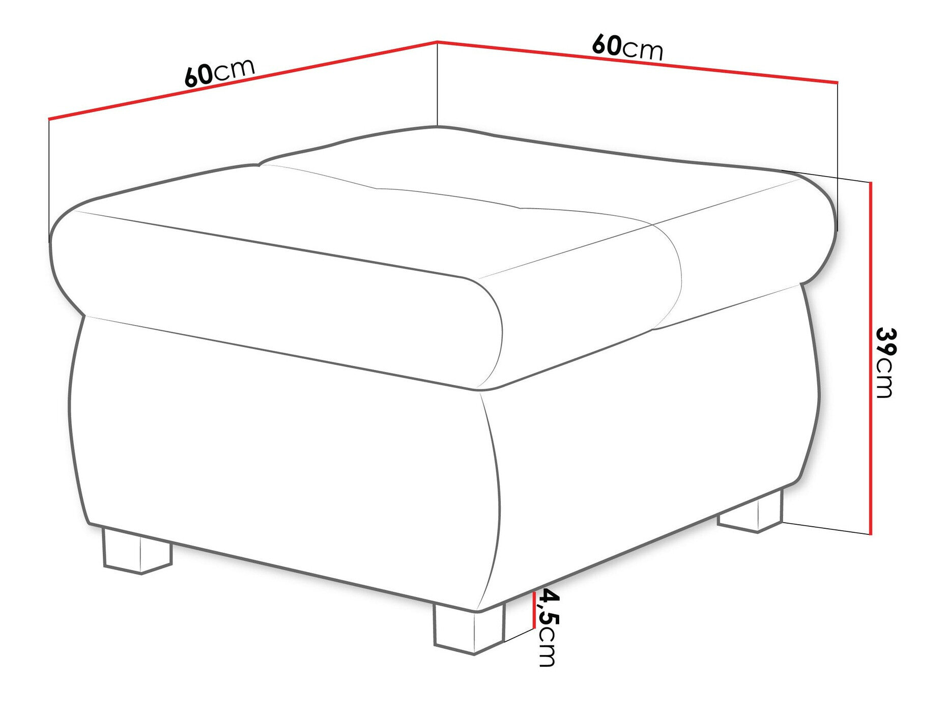 Puf Comfivo 122 (Coral 70)