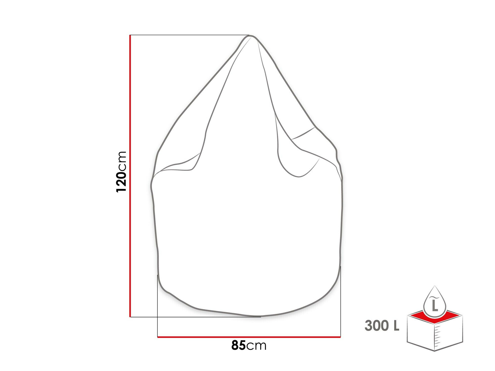Sækkestol Comfivo 283 (Poso 100)