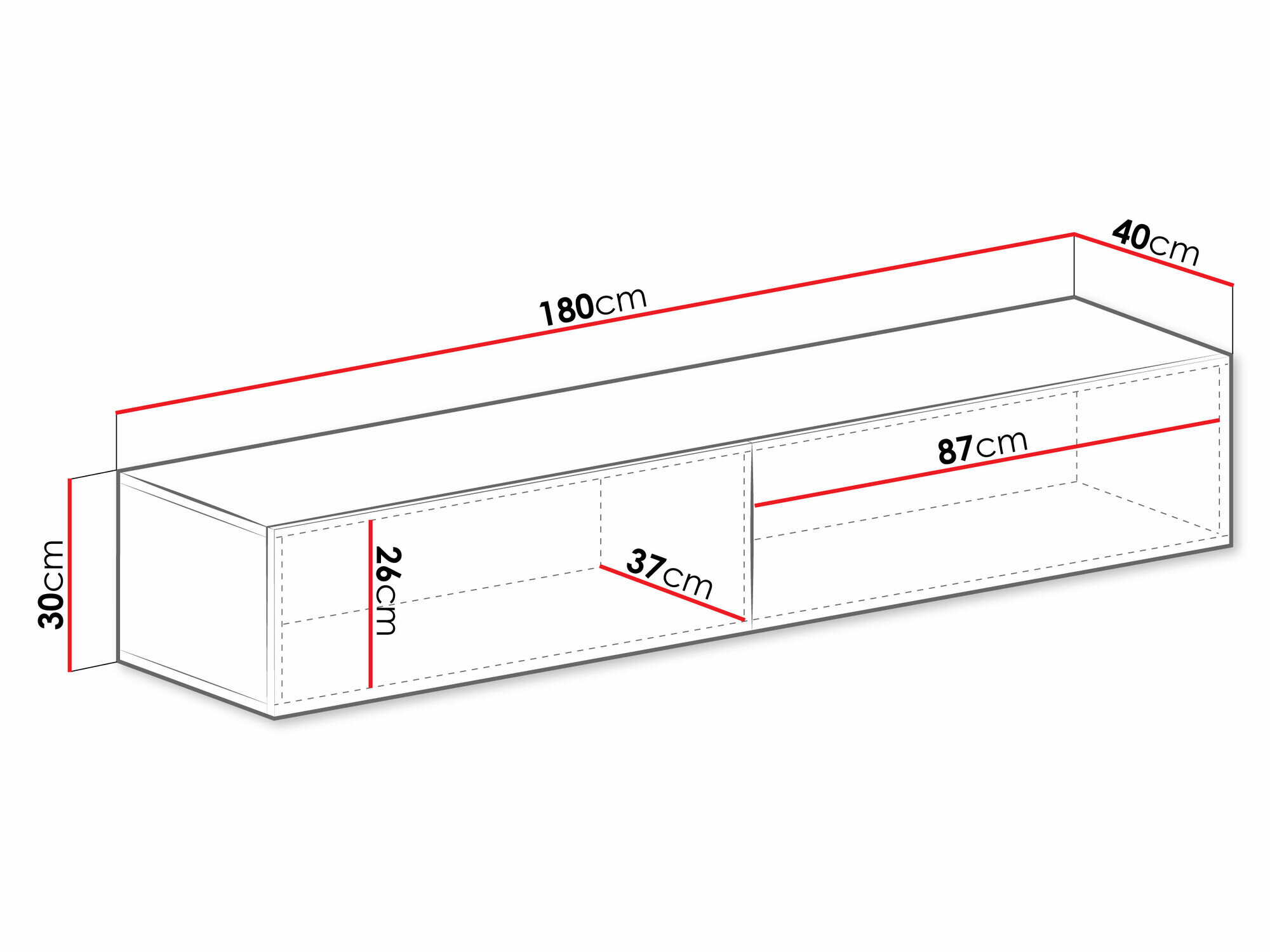 TV-bord Venenou 123 (Wotan eg)
