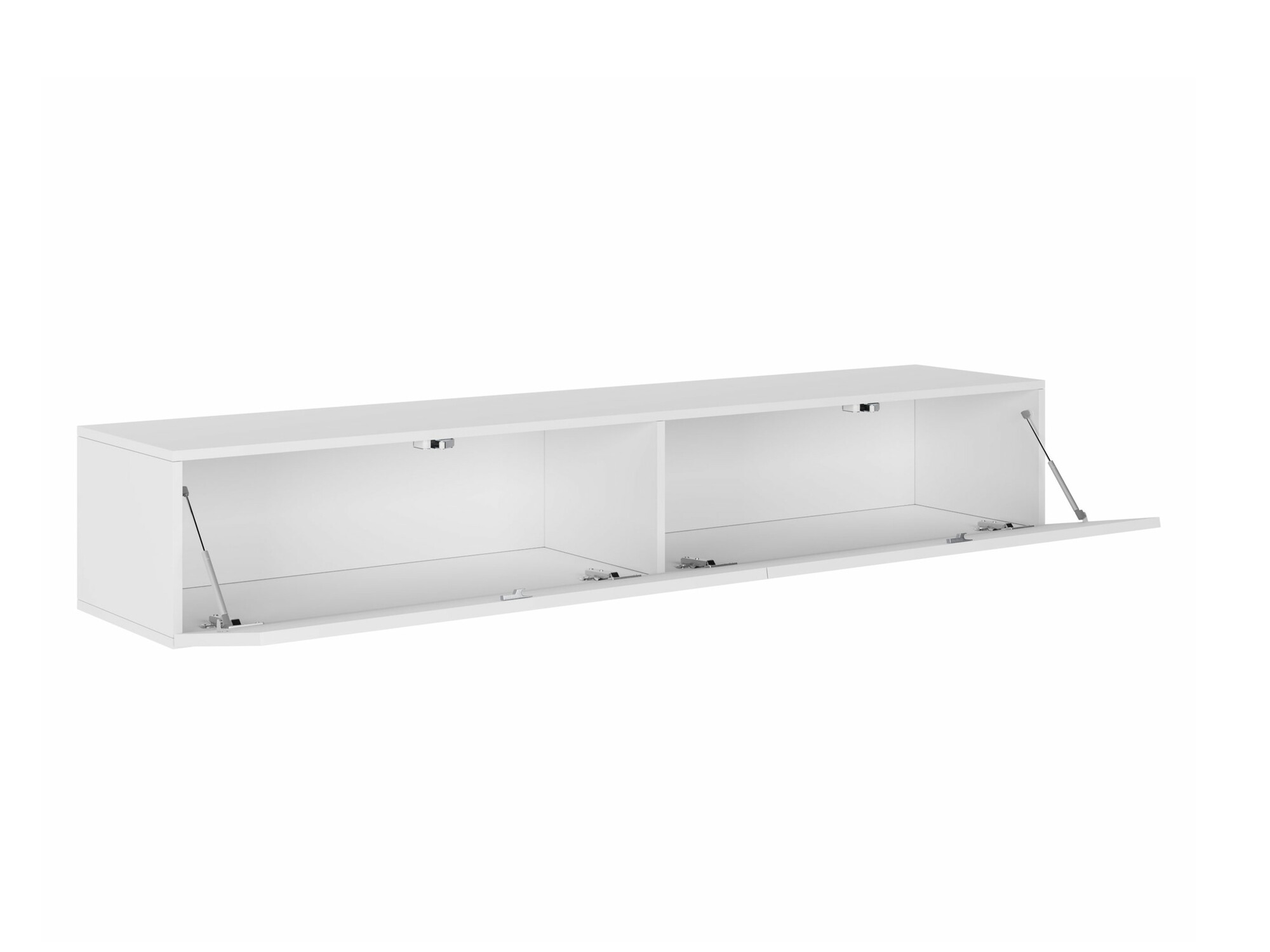 TV-bord Vilrin I (Hvid + Glansfuld hvid)