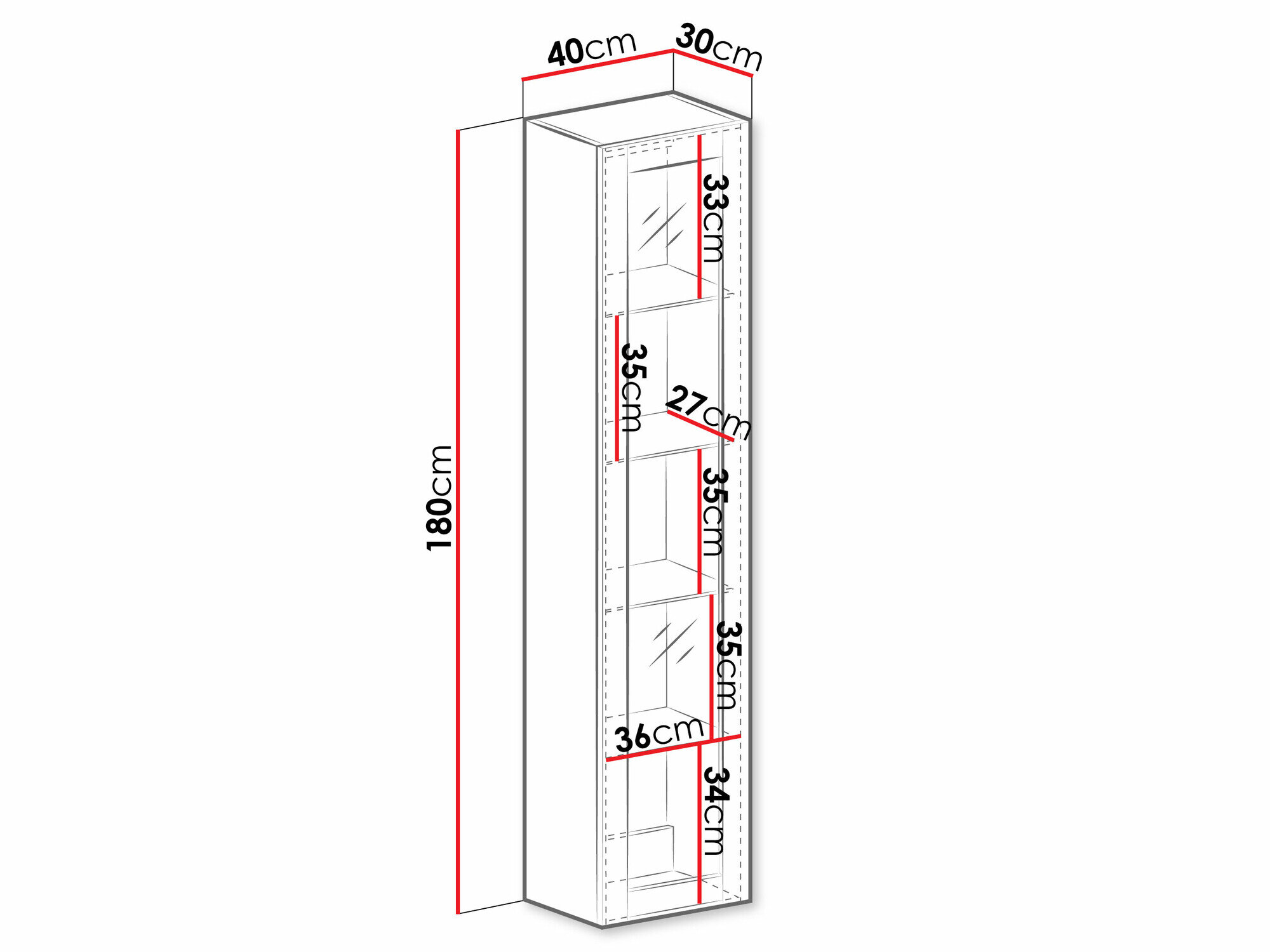 Vægreol Venenou 129 (Hvid + Glansfuld hvid)