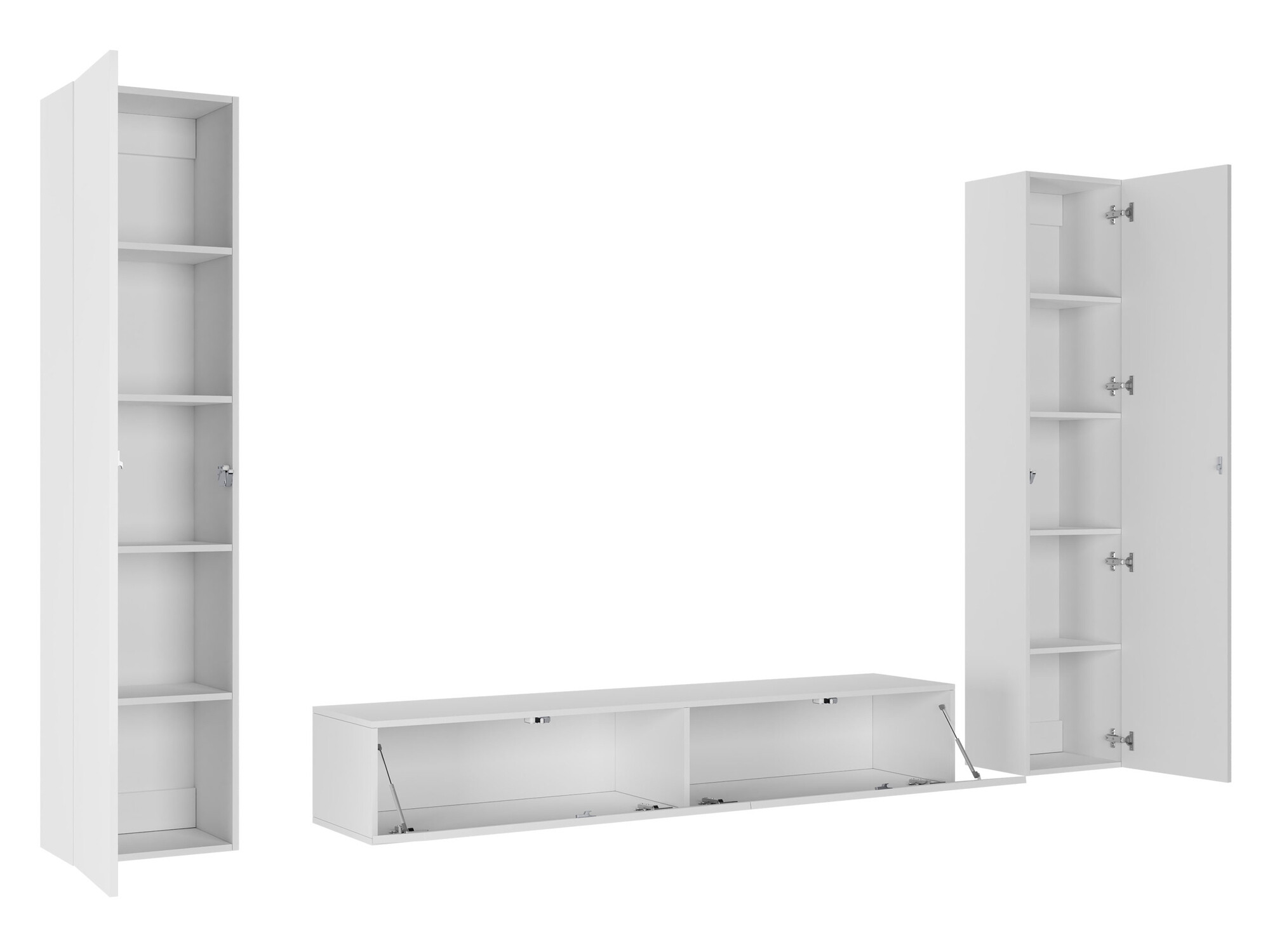 Stuemøbelsæt Vilrin II (Sort + Blank sort)