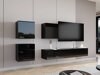 TV-bord Venenou 125 (Sort + Blank sort)