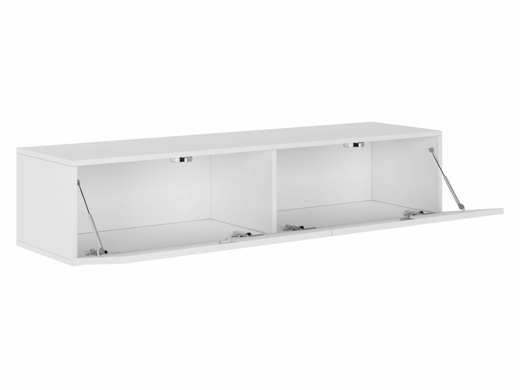 TV-bord Vilrin II (Hvid + Glansfuld hvid)