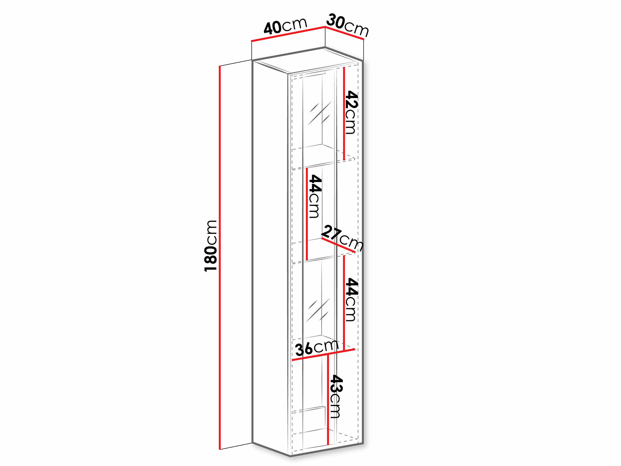 Vægreol Venenou 130 (Sort + Blank sort)