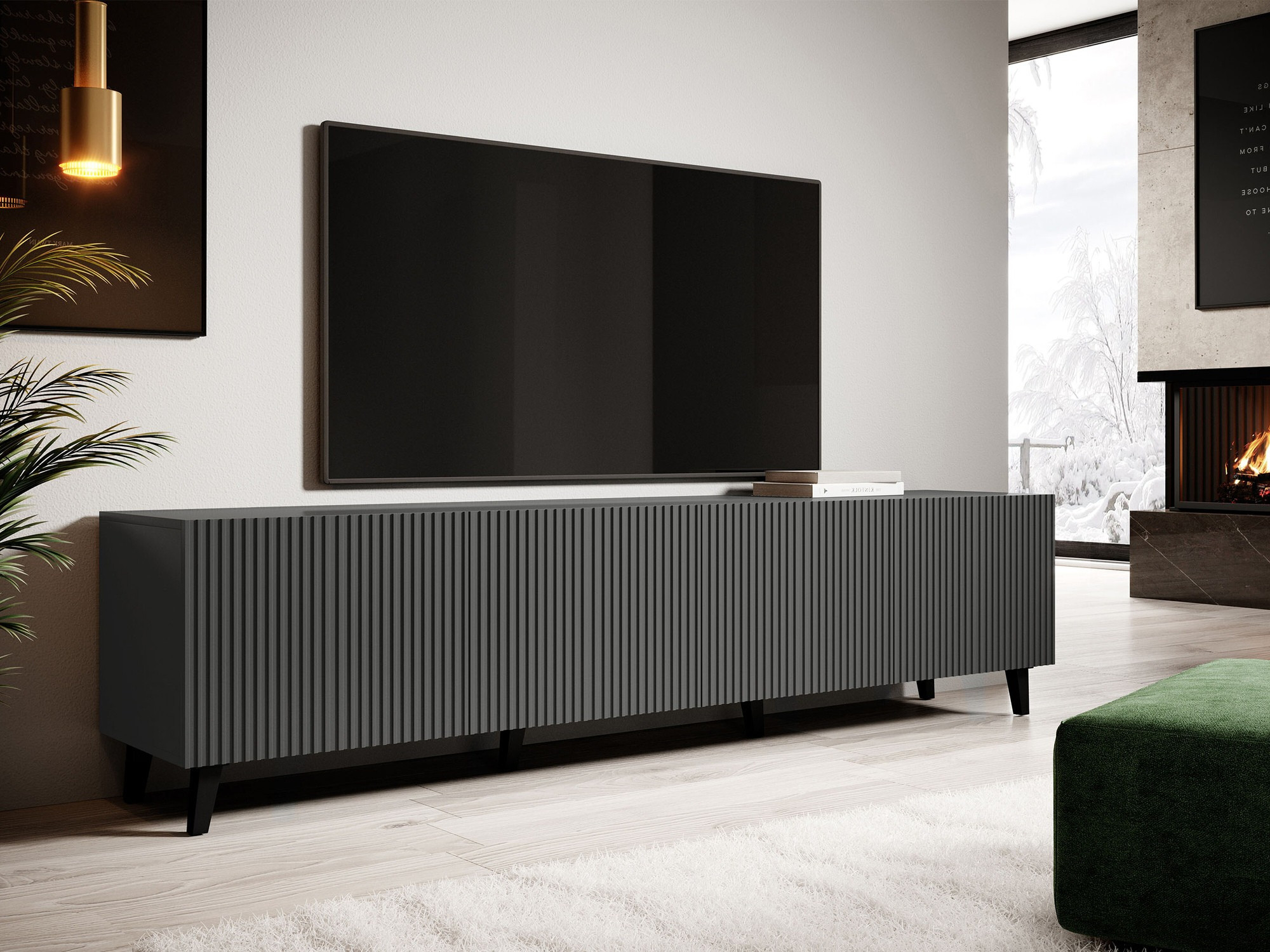 TV-bord Comes I (Antracit)