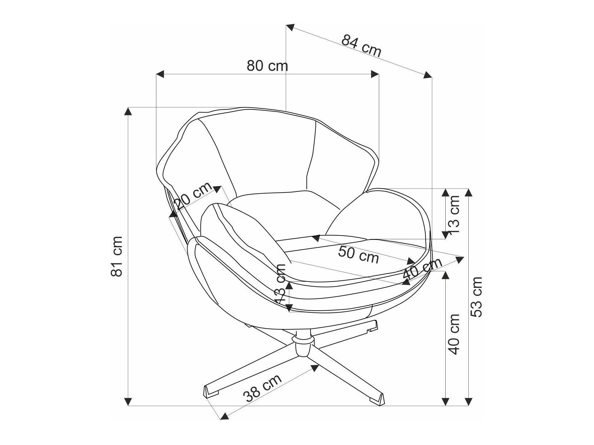 Lænestol Houston 1958 (Beige)