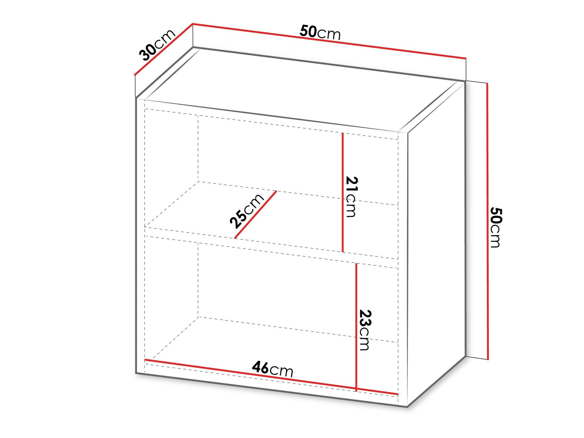 Vægskab Calveru 103 (Sort)