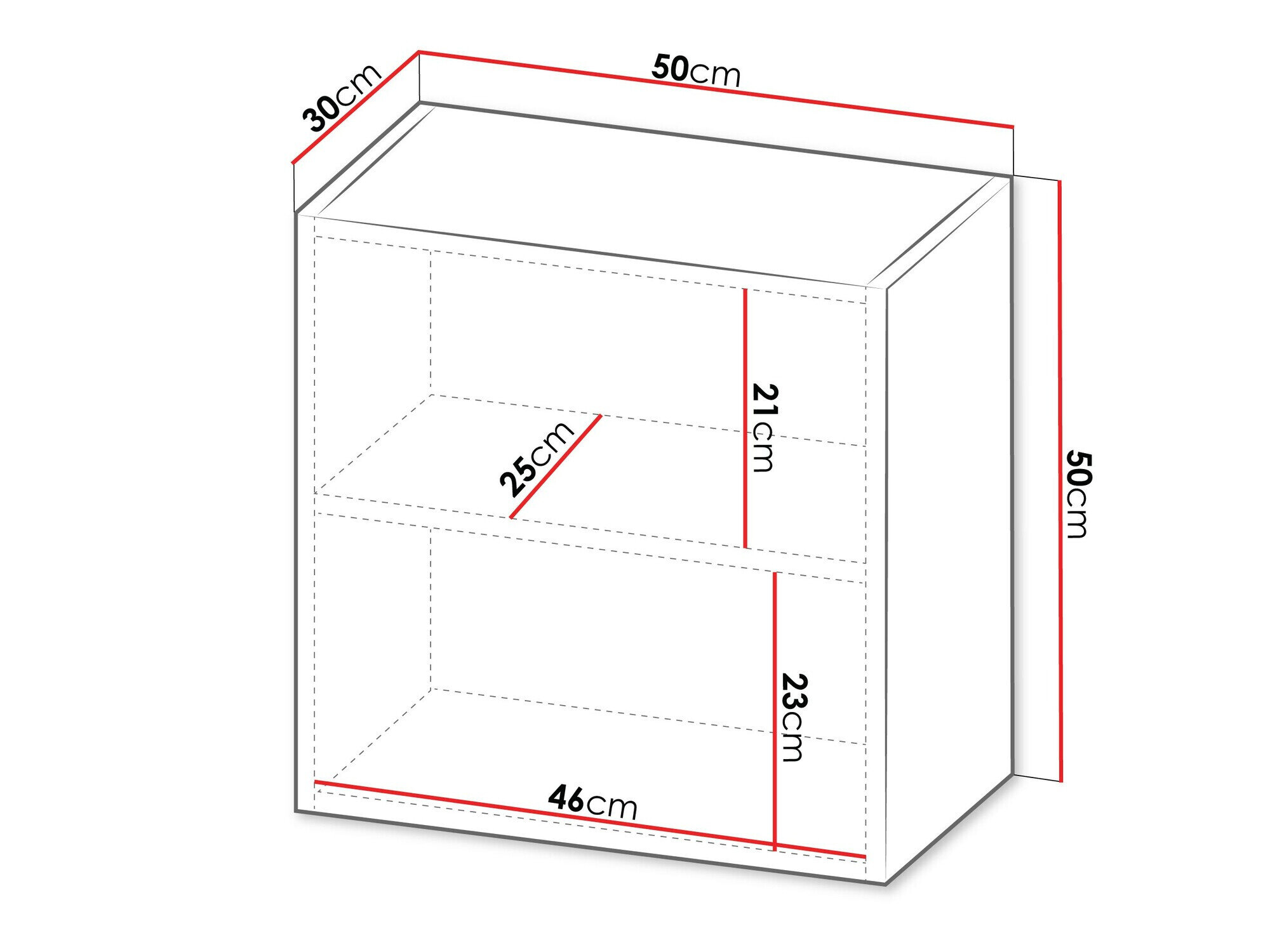 Vægskab Calveru 104 (Sort + Wotan eg)