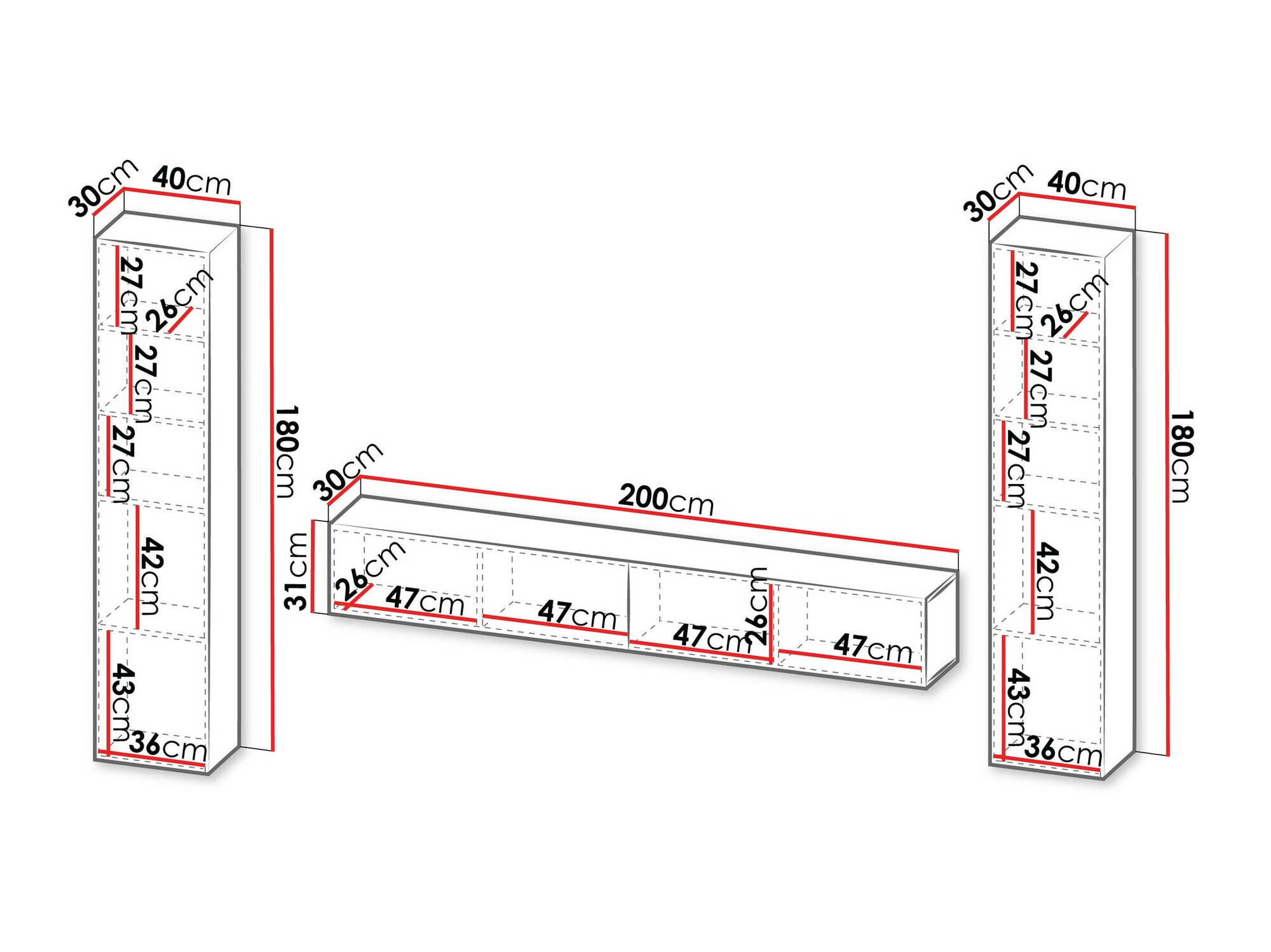 Stuemøbelsæt Calveru 106 (Sort + Wotan eg)