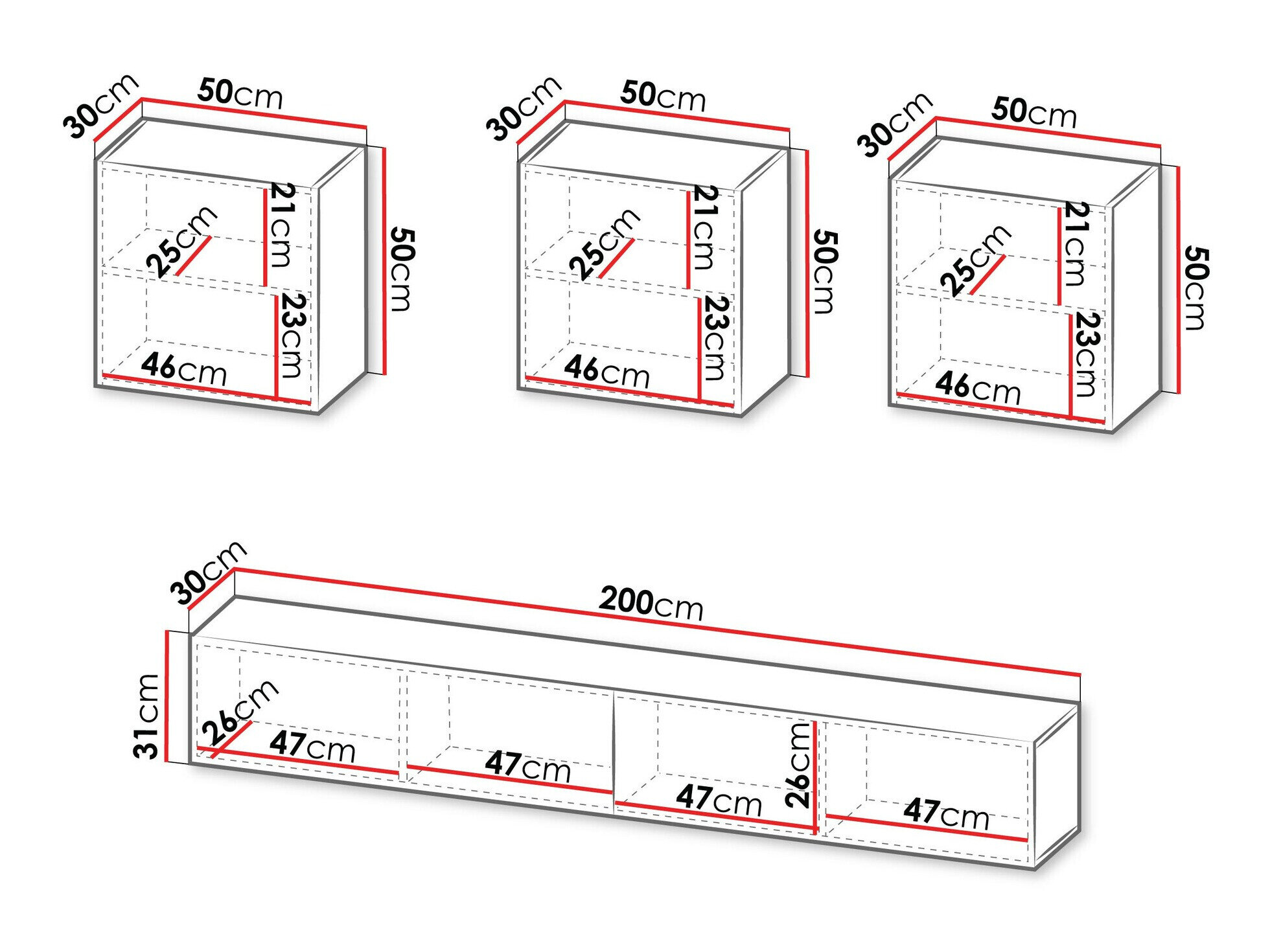 Stuemøbelsæt Calveru 108 (Sort + Wotan eg)