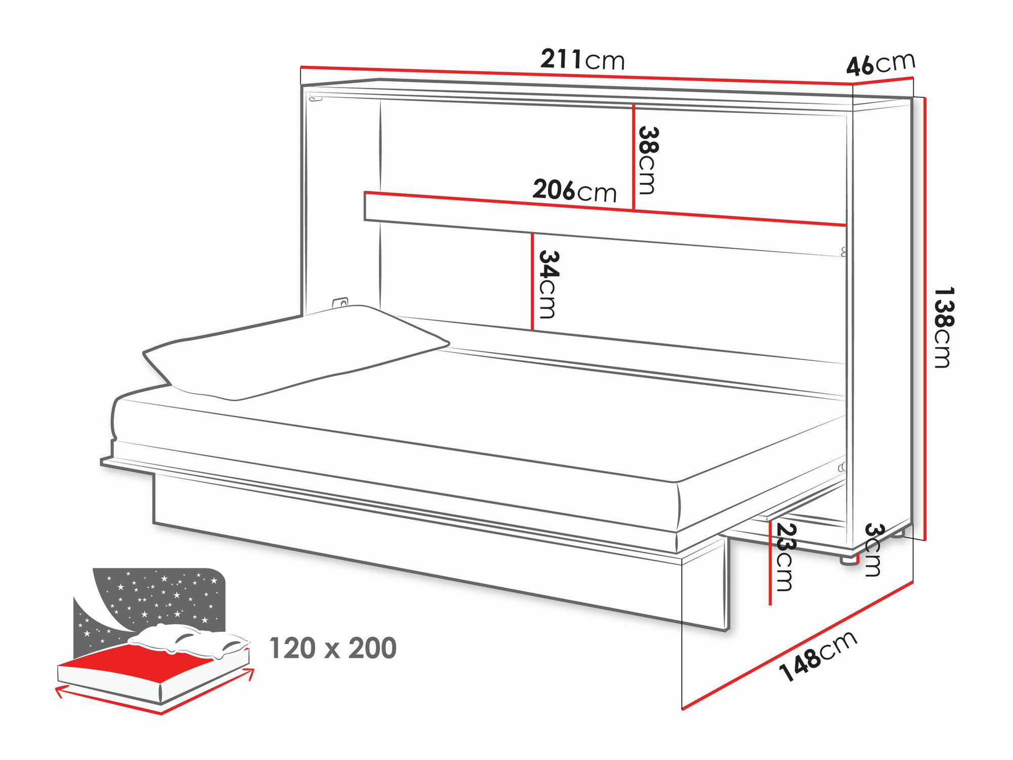 Møbelsæt Concept Pro Lenart Levfere 143