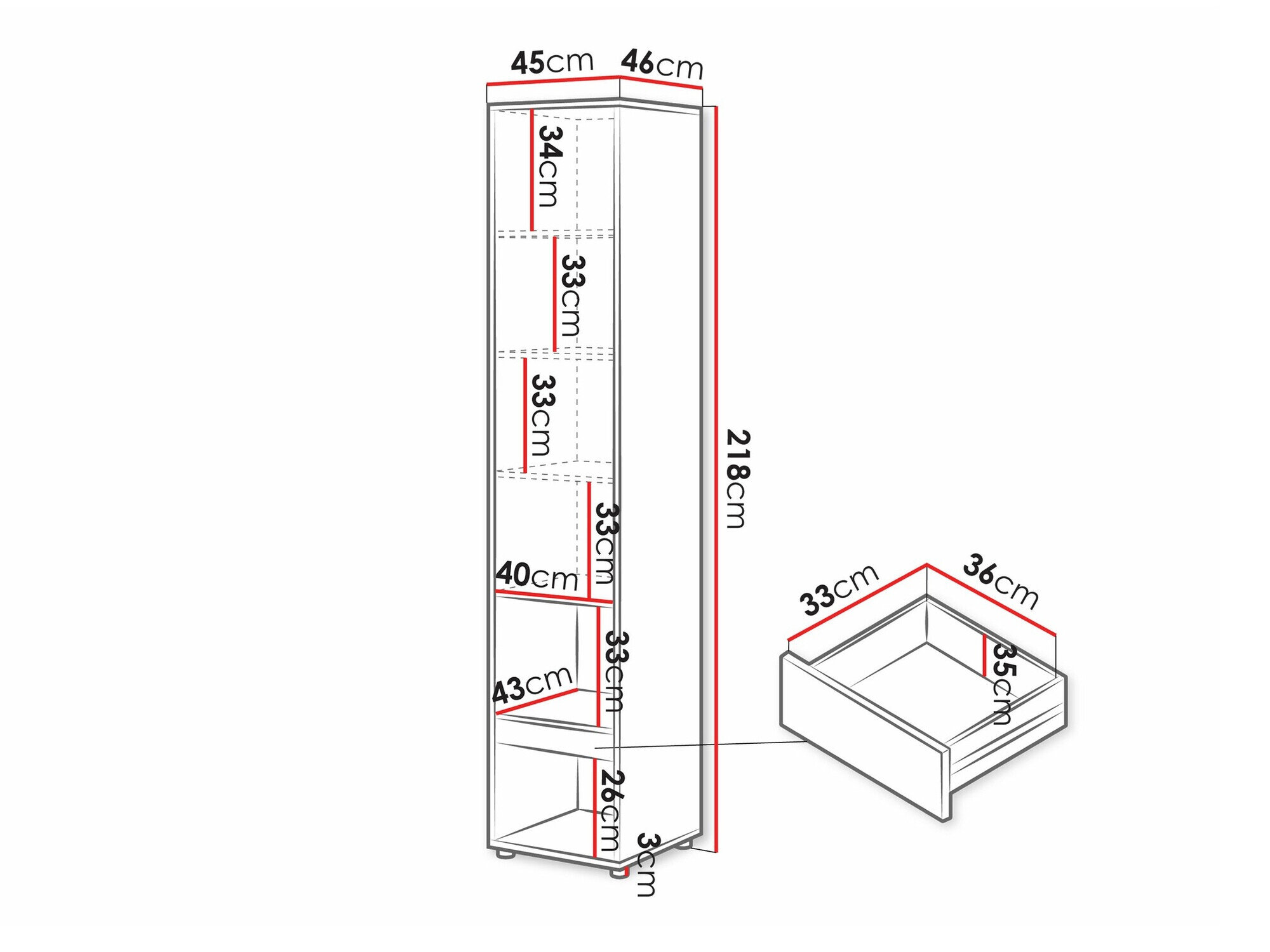 Møbelsæt Concept Pro Lenart Levfere 144 (Hvid)