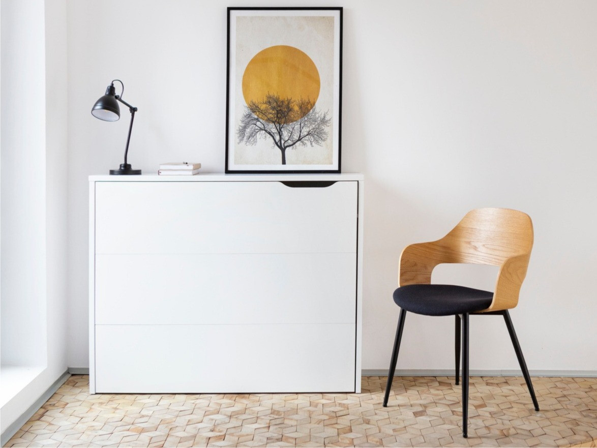 Hjørneskrivebord Concept Lenart (Hvid)