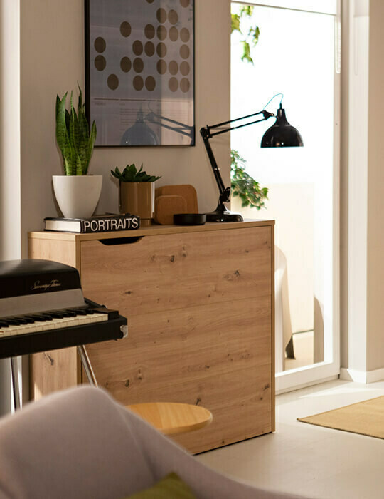 Hjørneskrivebord Concept Lenart (Artisan eg)