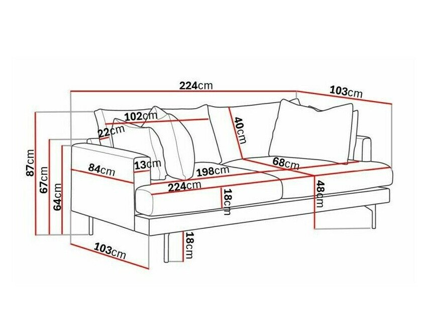 Sofa Ophliva 101 (Loris 01)