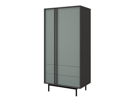 Garderobeskab Levali 100 (Støvet grøn)