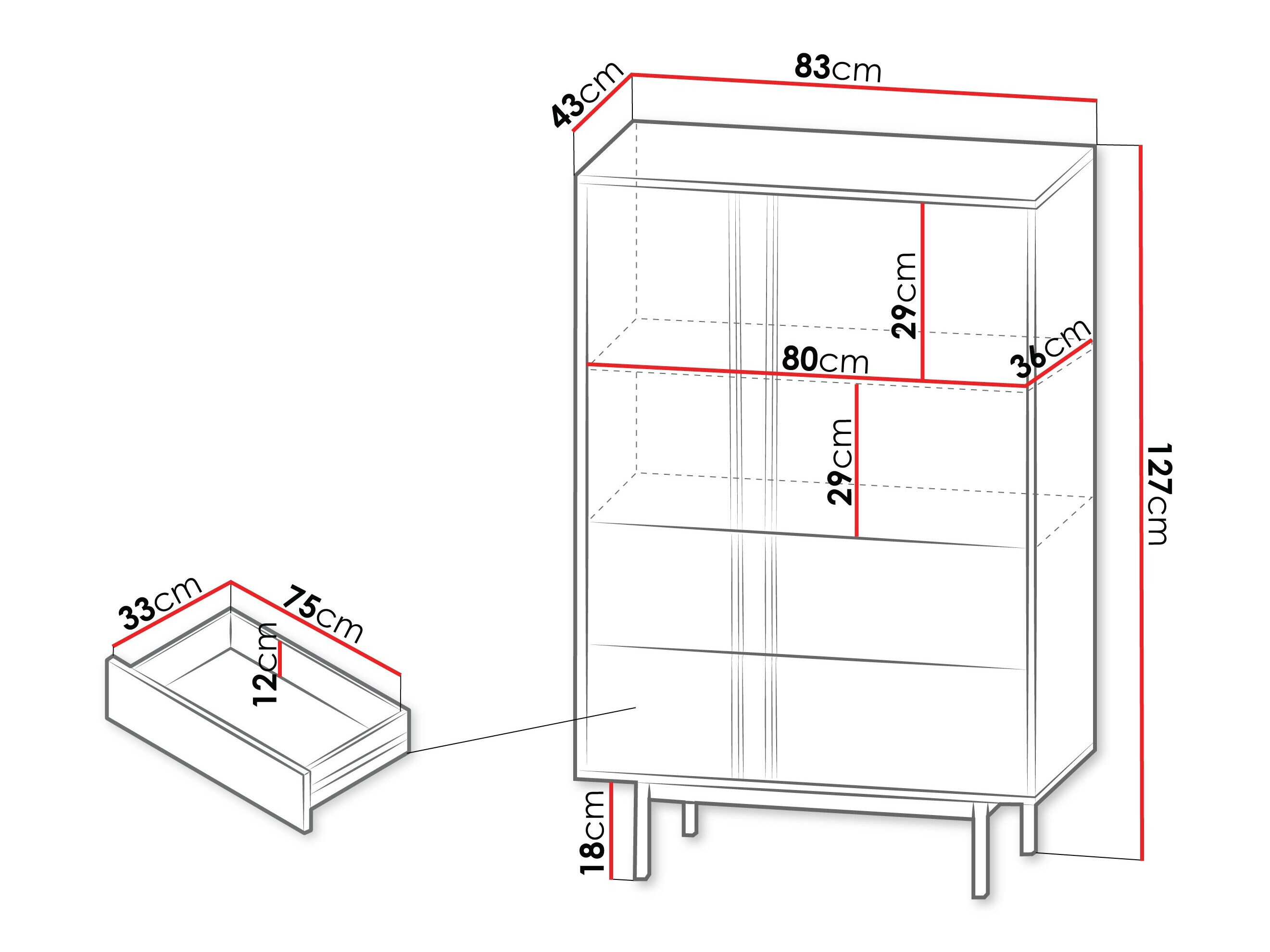 Kommode Levali 104 (Beige)