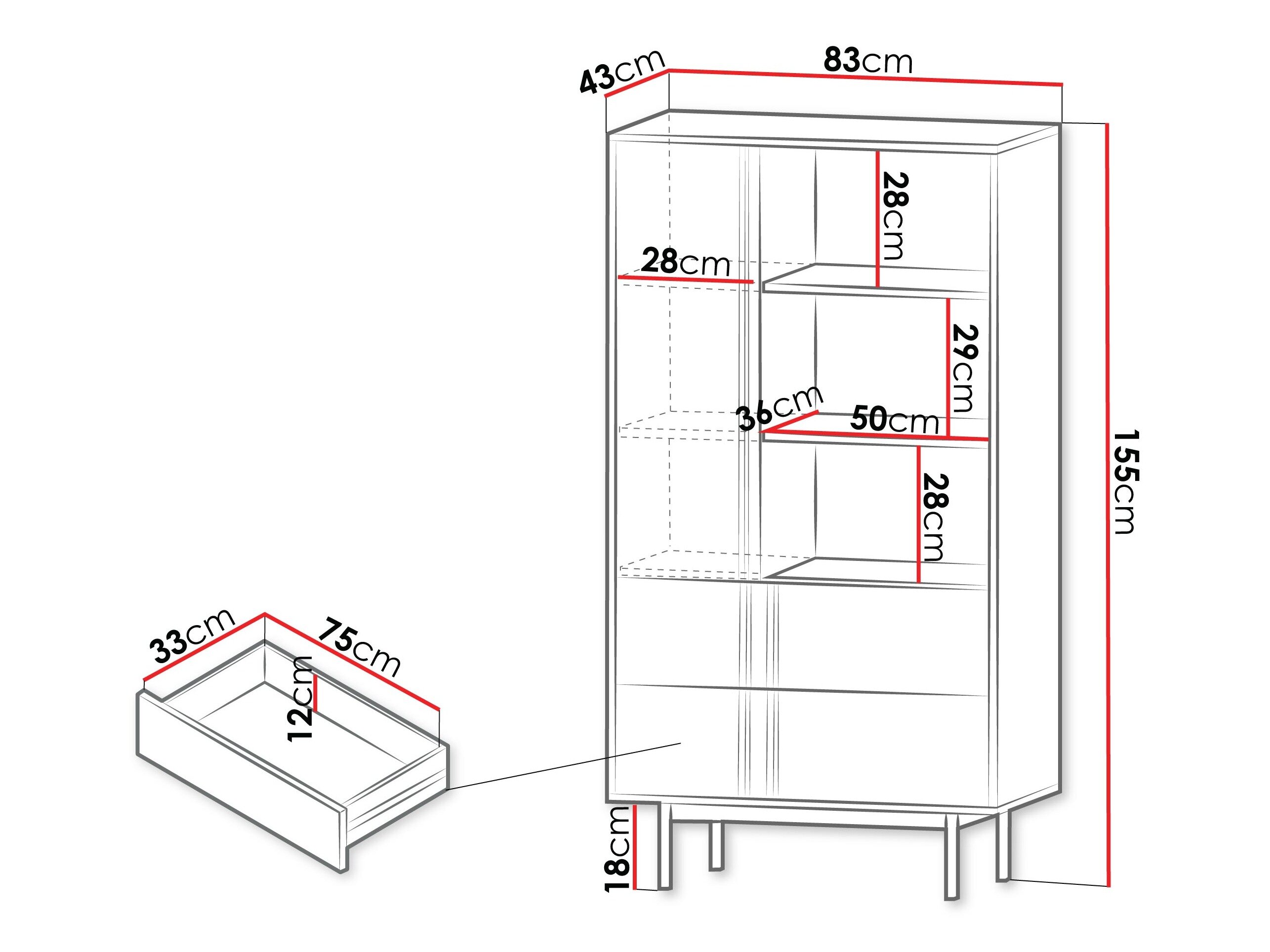 Reol Levali 103 (Egetræ)
