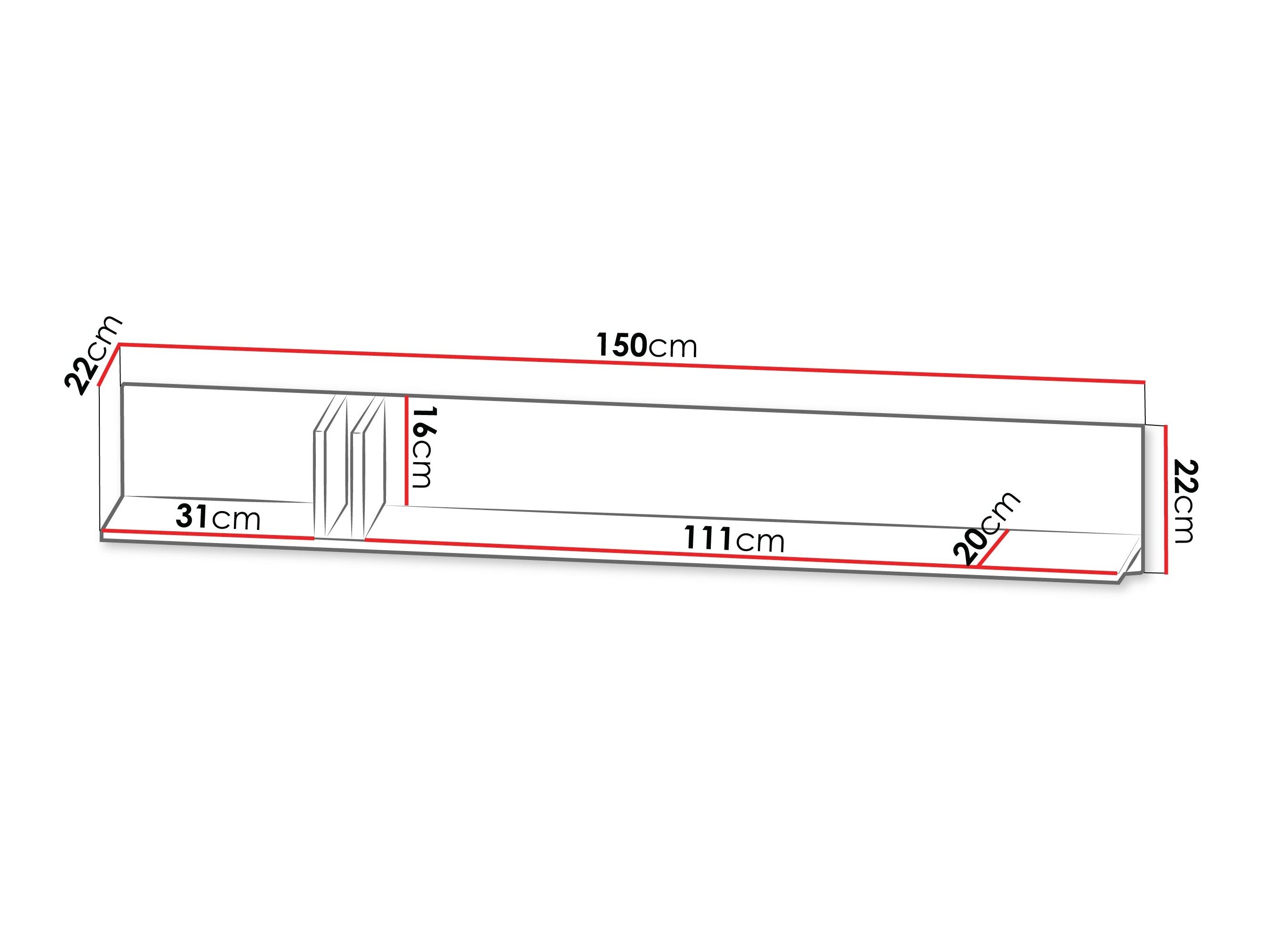 Vægreol Levali 113 (Egetræ)