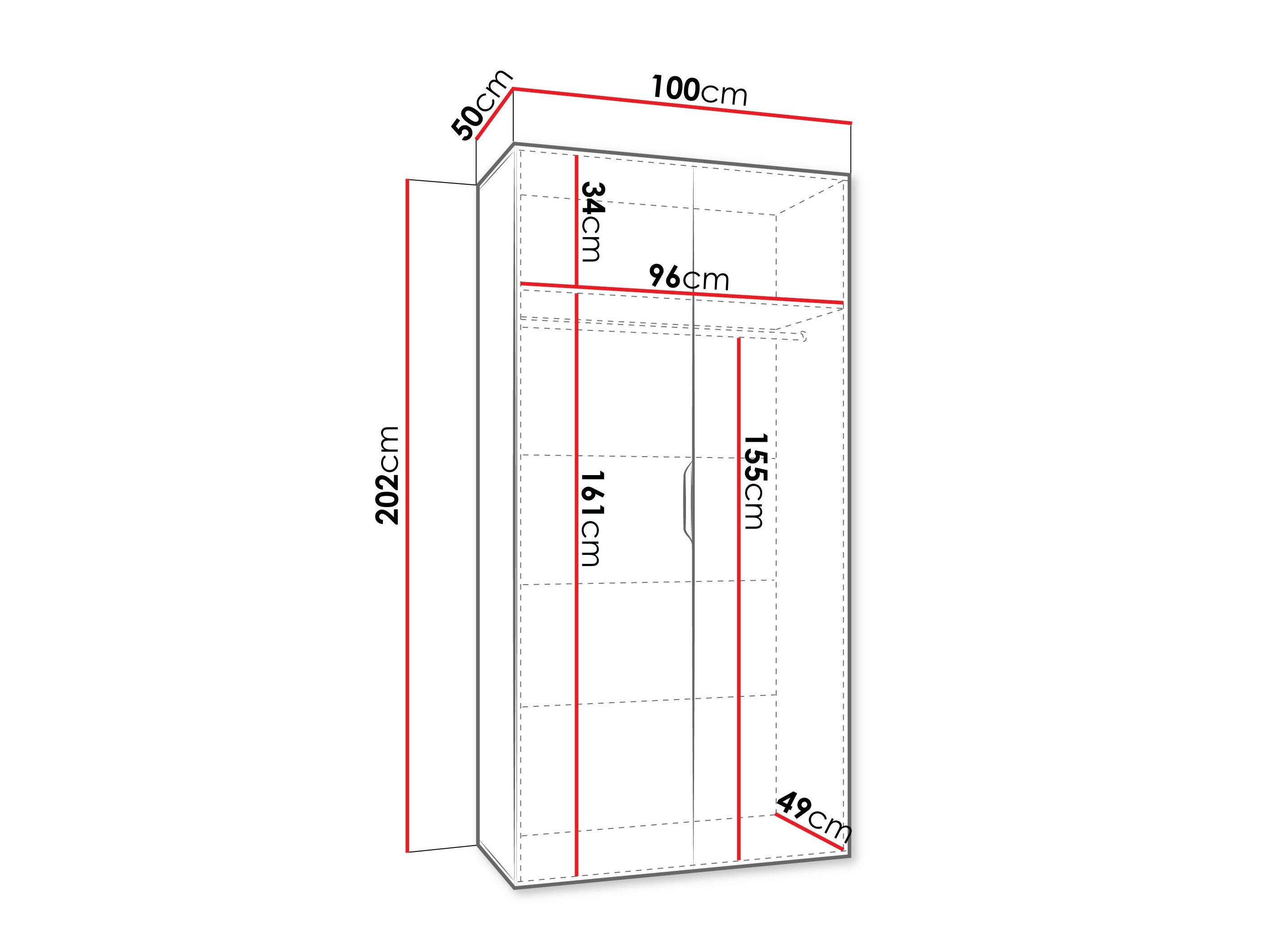 Garderobeskab Hartford 509 (Kashmir)