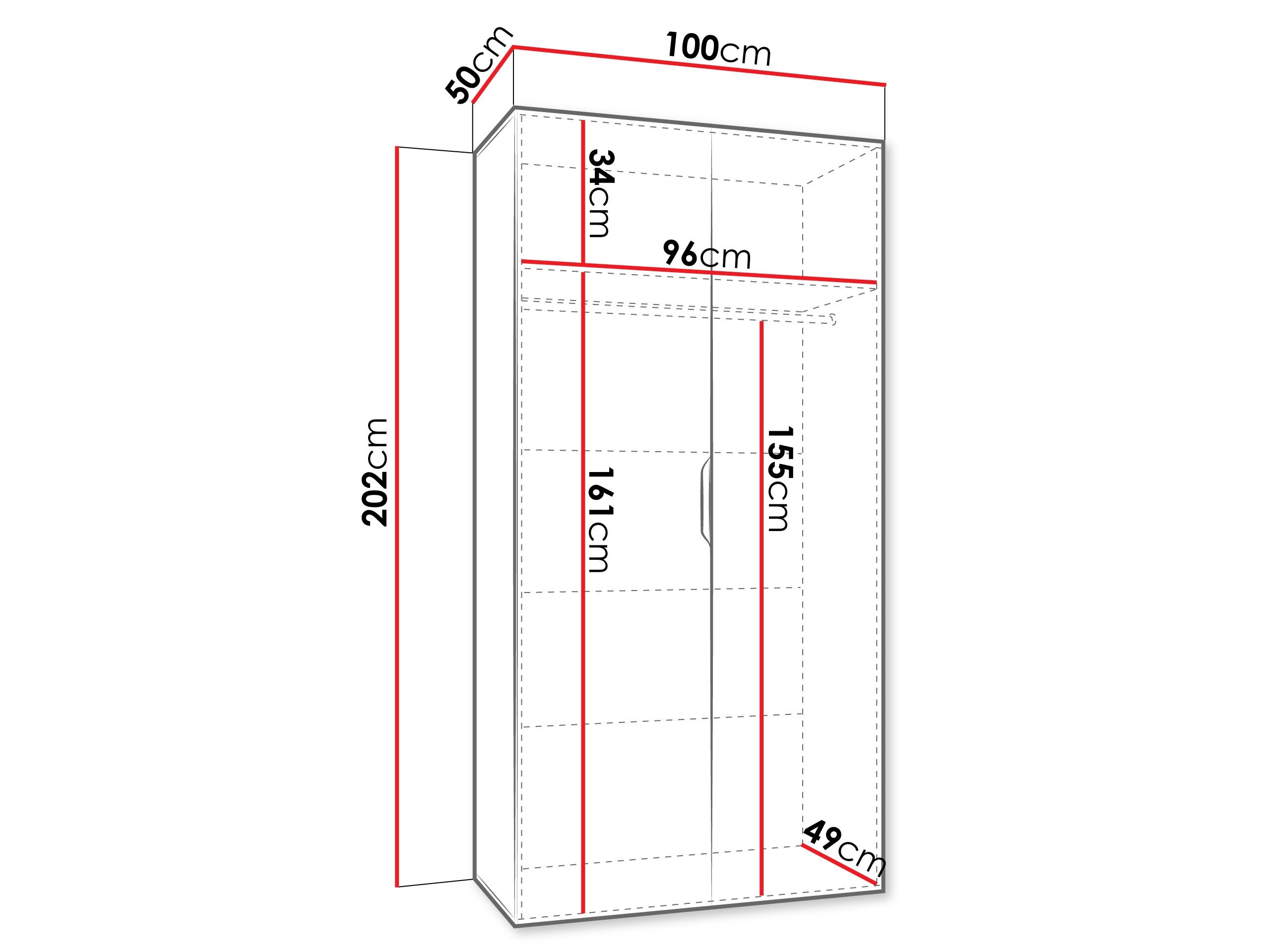 Garderobeskab Hartford 510 (Artisan eg)