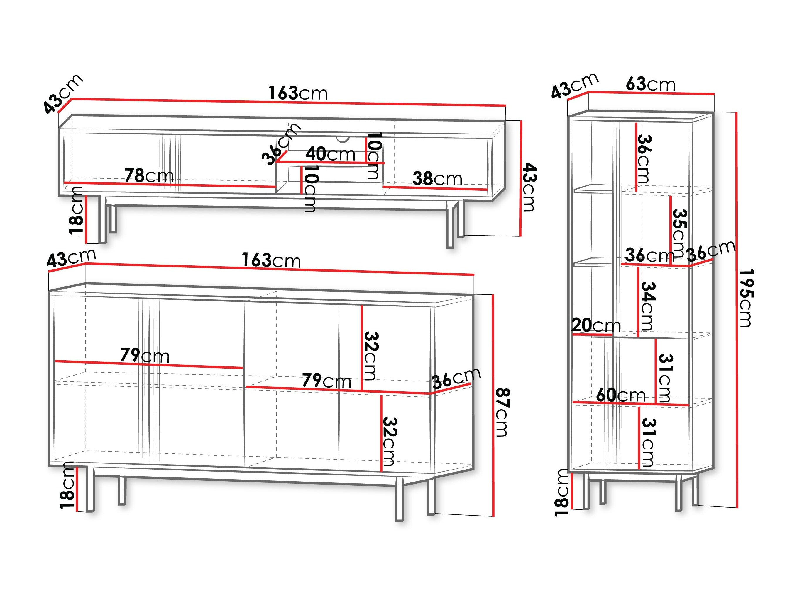 Stuemøbelsæt Levali 115 (Beige)
