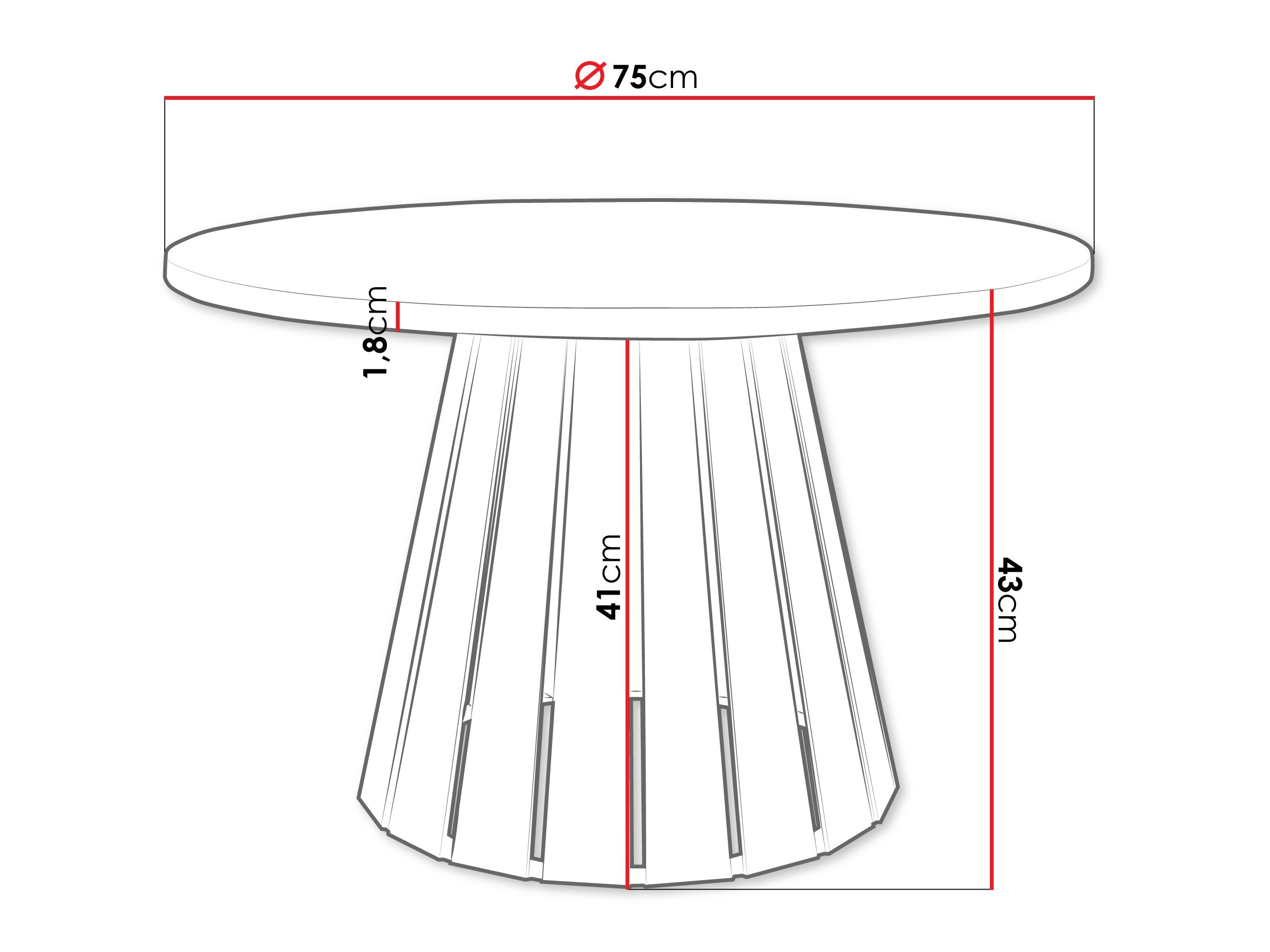 Sofabord Oswego 134 (Kashmir)