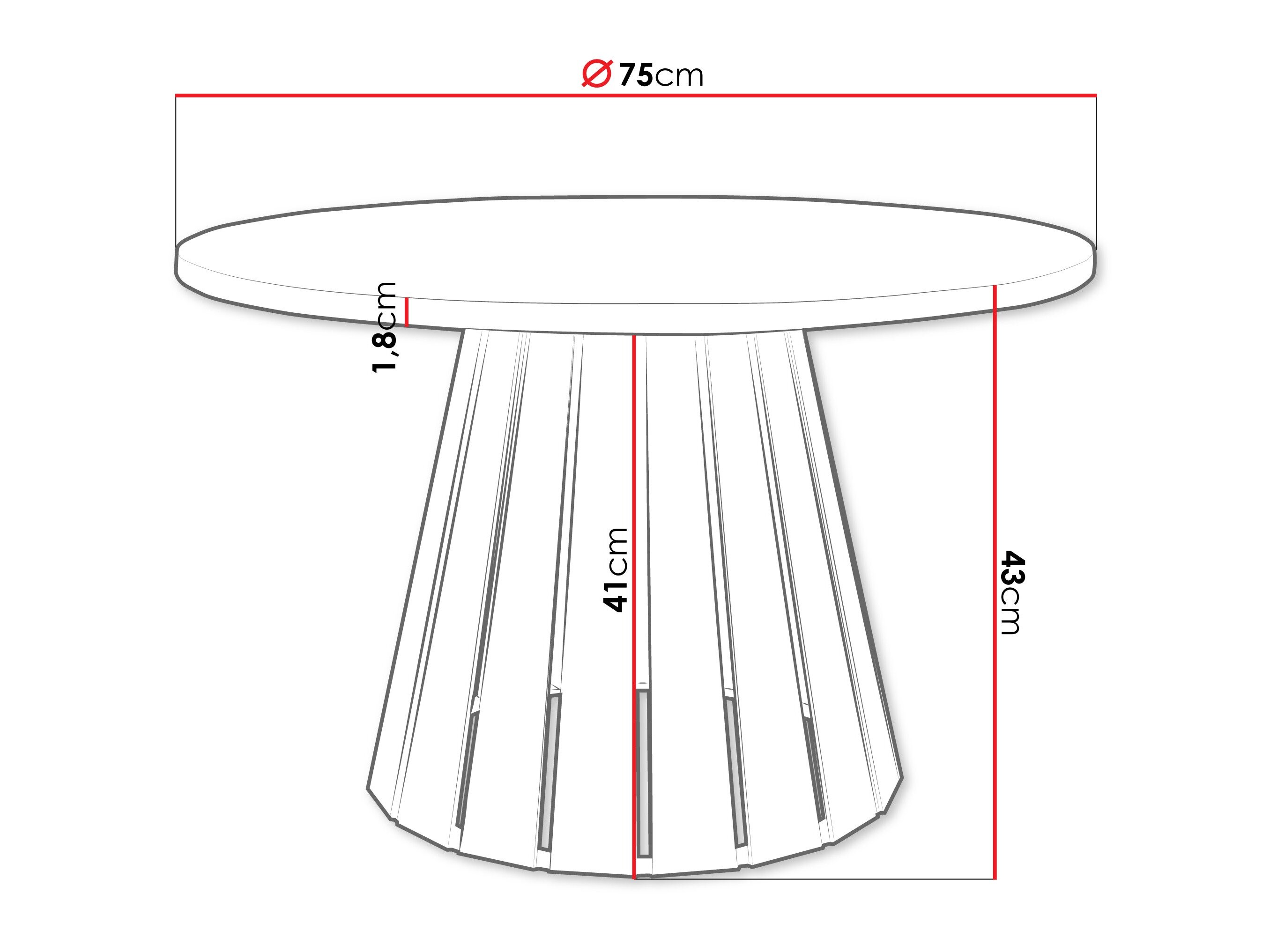 Sofabord Oswego 134 (Sort + Hvid marmor)