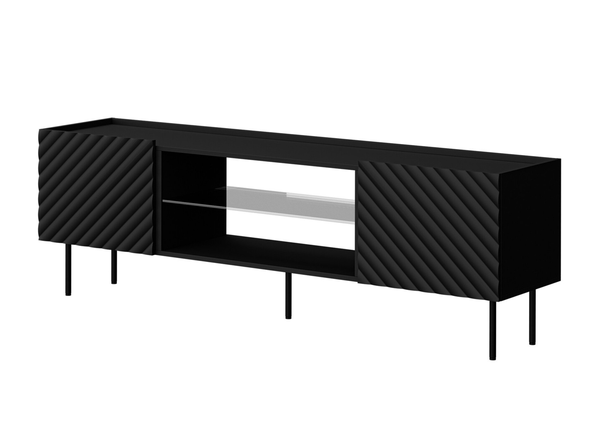 TV-bord Sillen II (Sort)