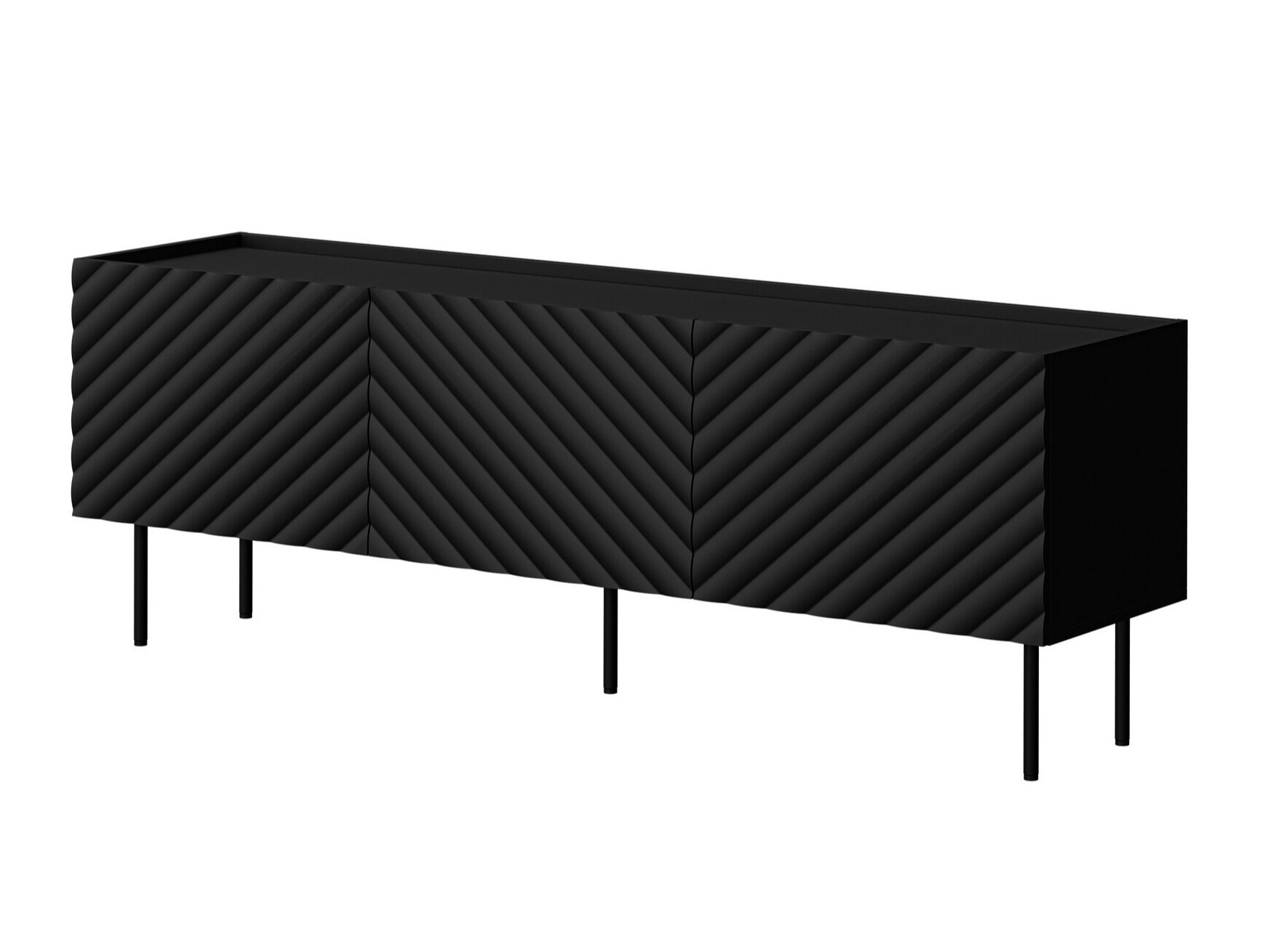 TV-bord Sillen (Sort)