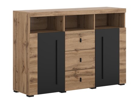 Kommode Sorciro 101 (Sort + Wotan eg)