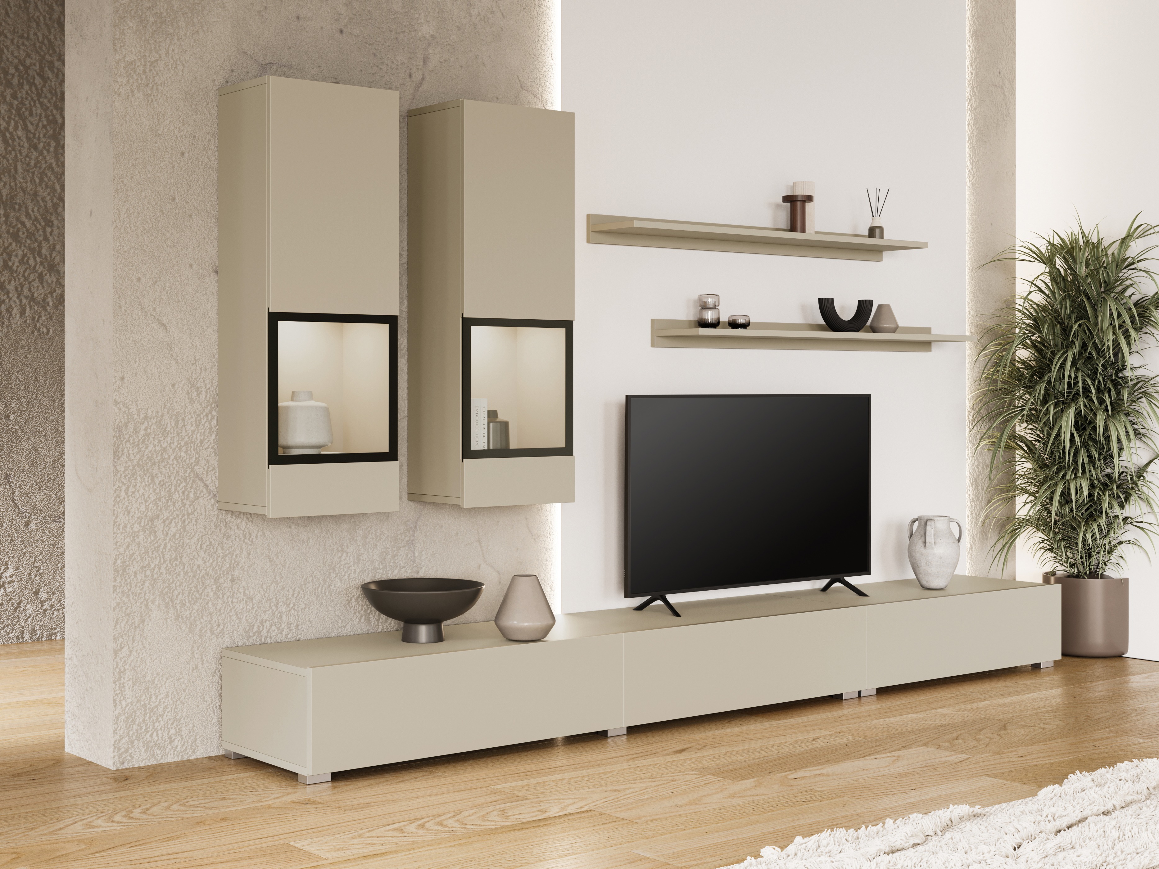 Stuemøbelsæt Serodeu 100 (Beige)