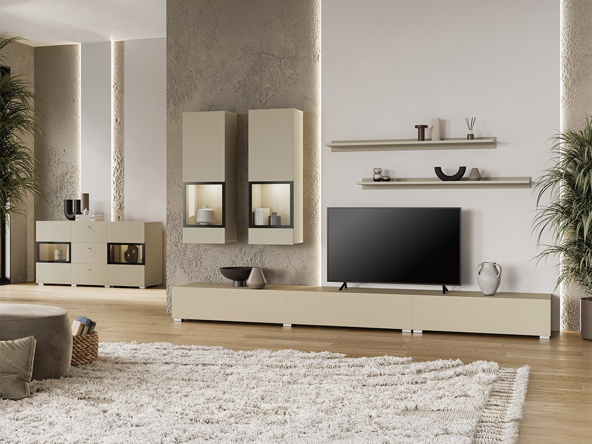 Stuemøbelsæt Serodeu 100 (Beige)