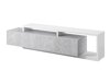 TV-bord Lutiva 103 (Hvid + Beton)