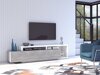 TV-bord Lutiva 103 (Hvid + Beton)