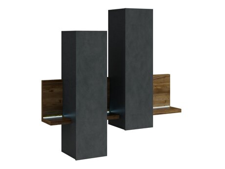 Vægskab Lutiva 101 (Matera grå + Mørk gran)