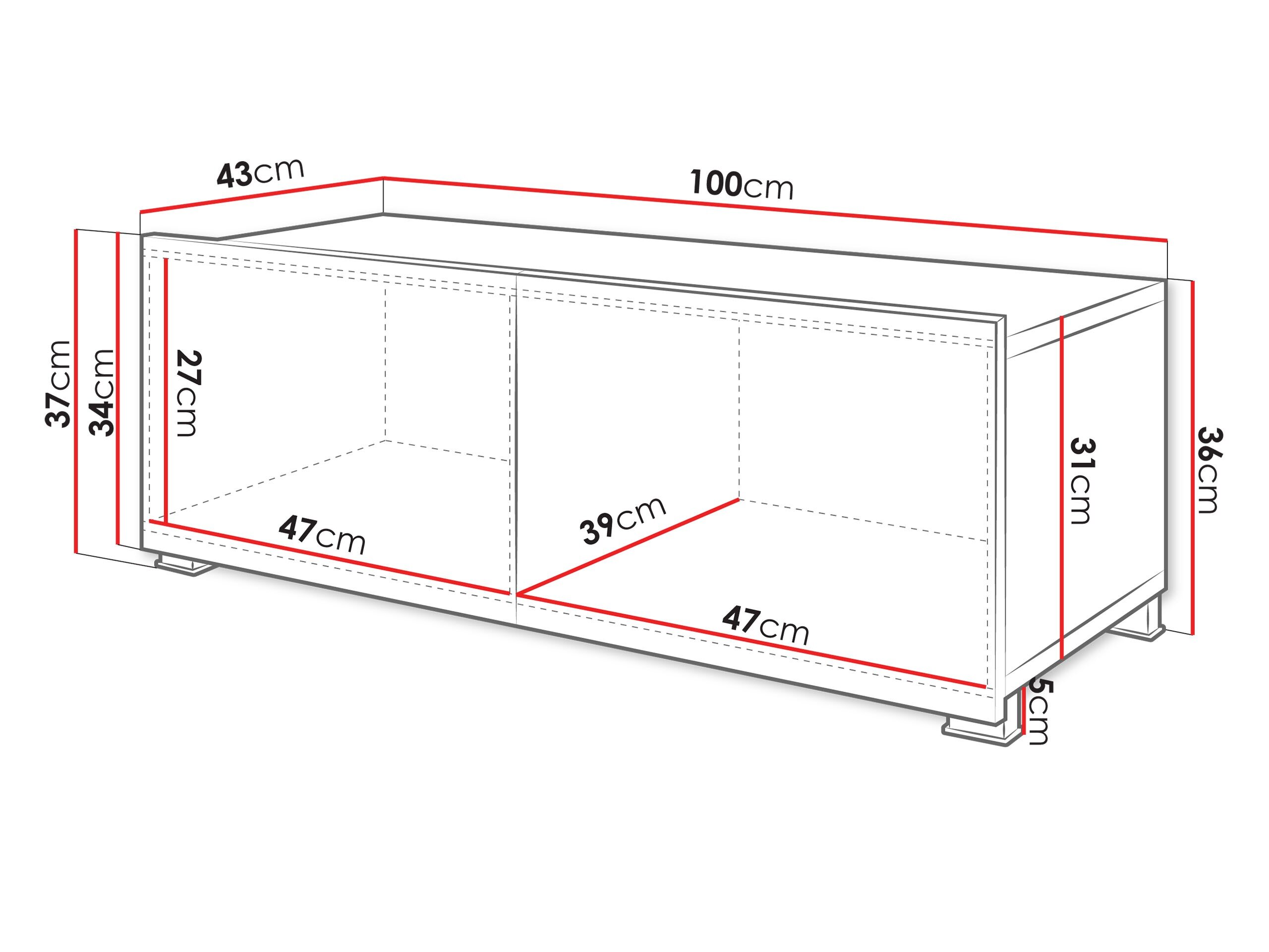 TV-bord Tivdalu 104 (Kashmir)