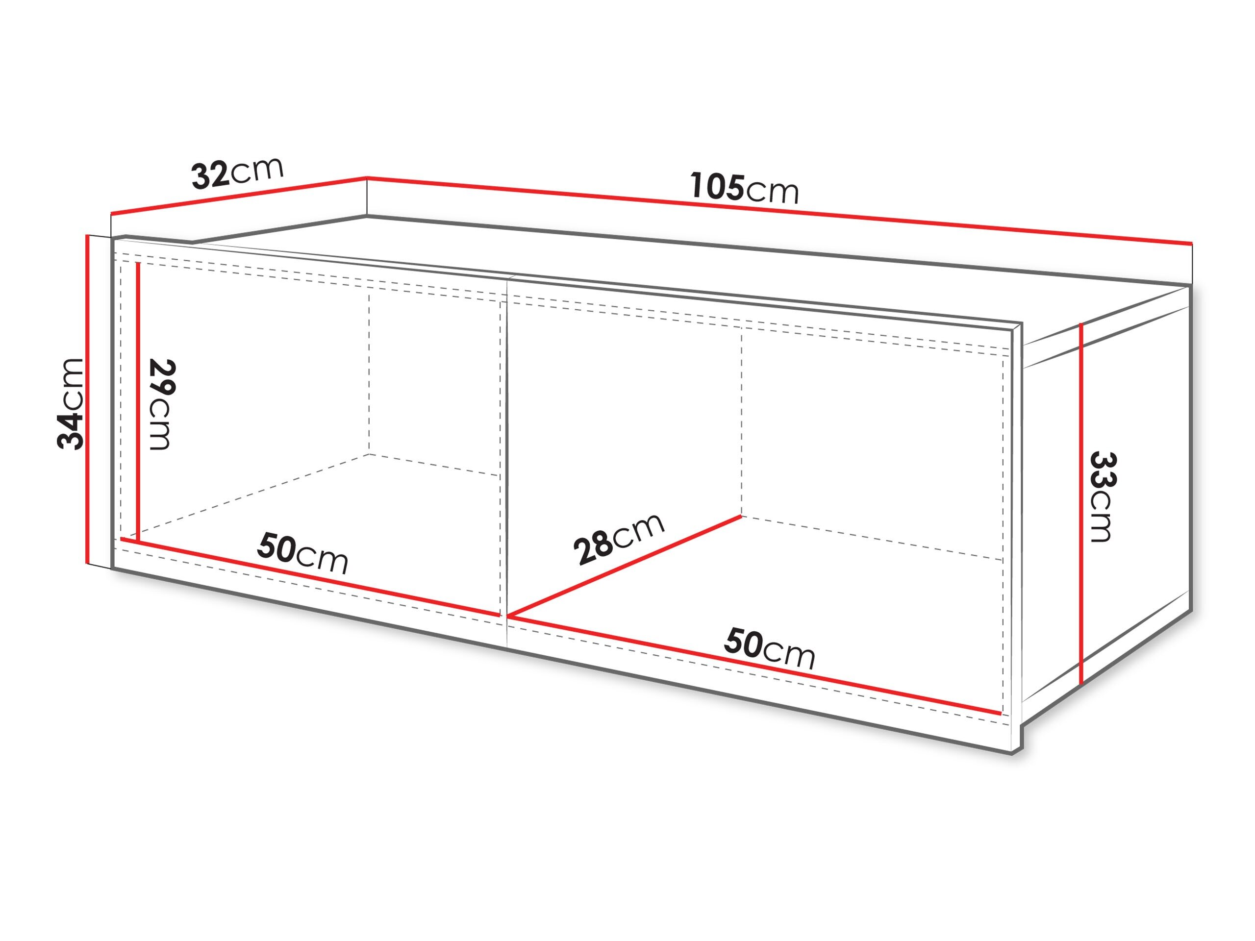 Vægskab Tivdalu 101 (Kashmir)