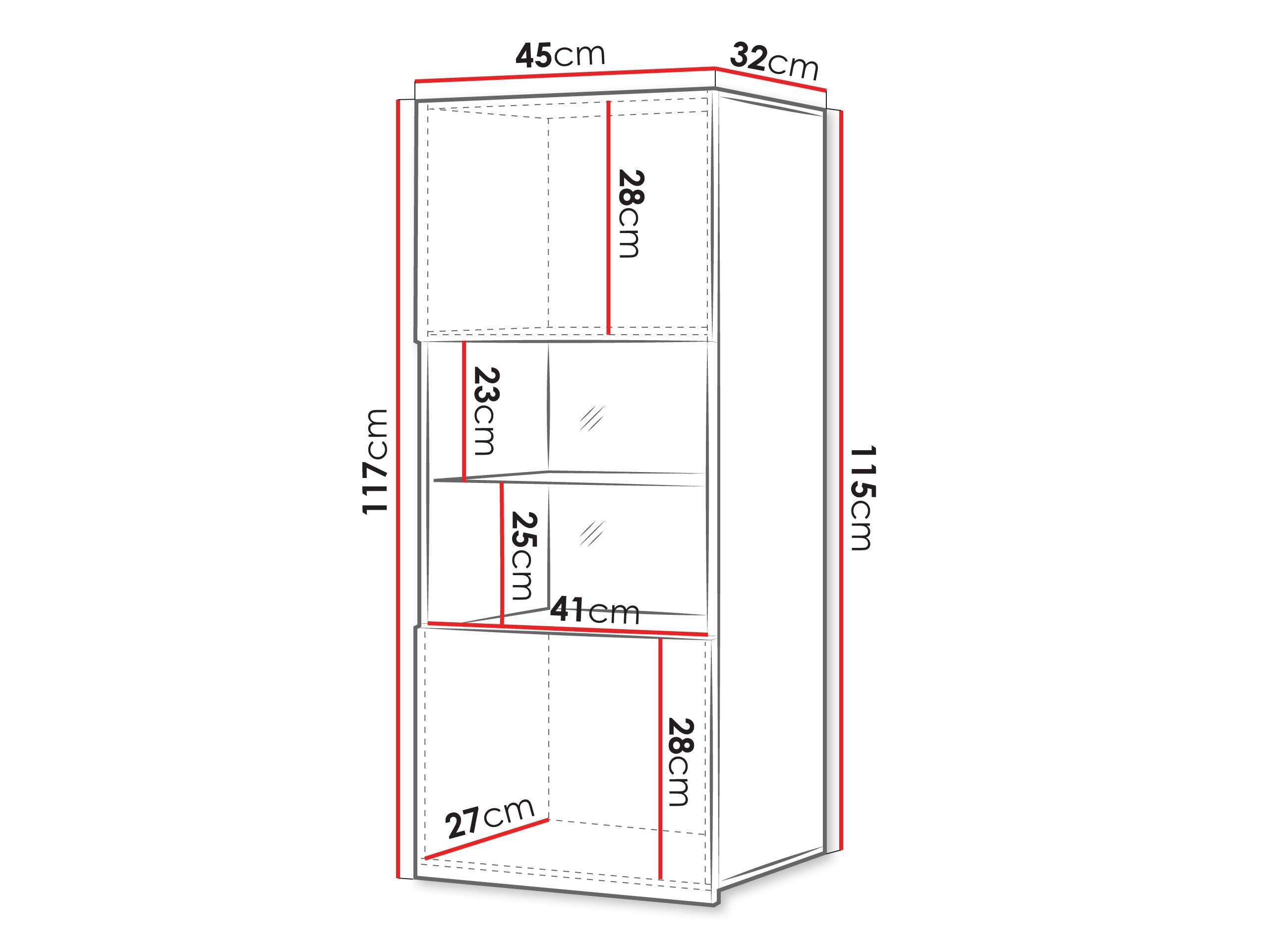 Vægskab Tivdalu 102 (Kashmir)