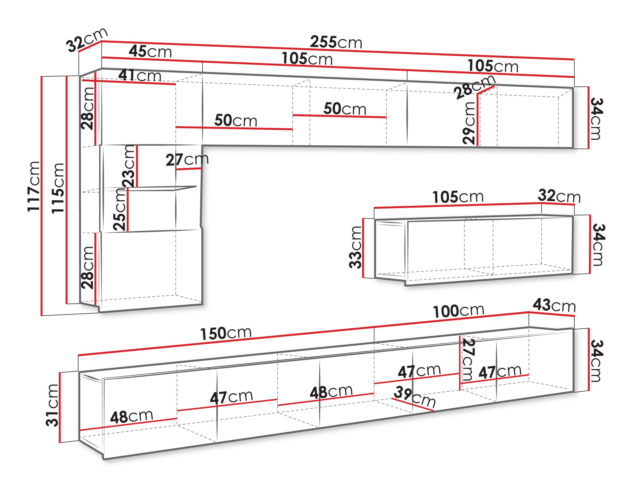 Stuemøbelsæt Tivdalu 108 (Kashmir)