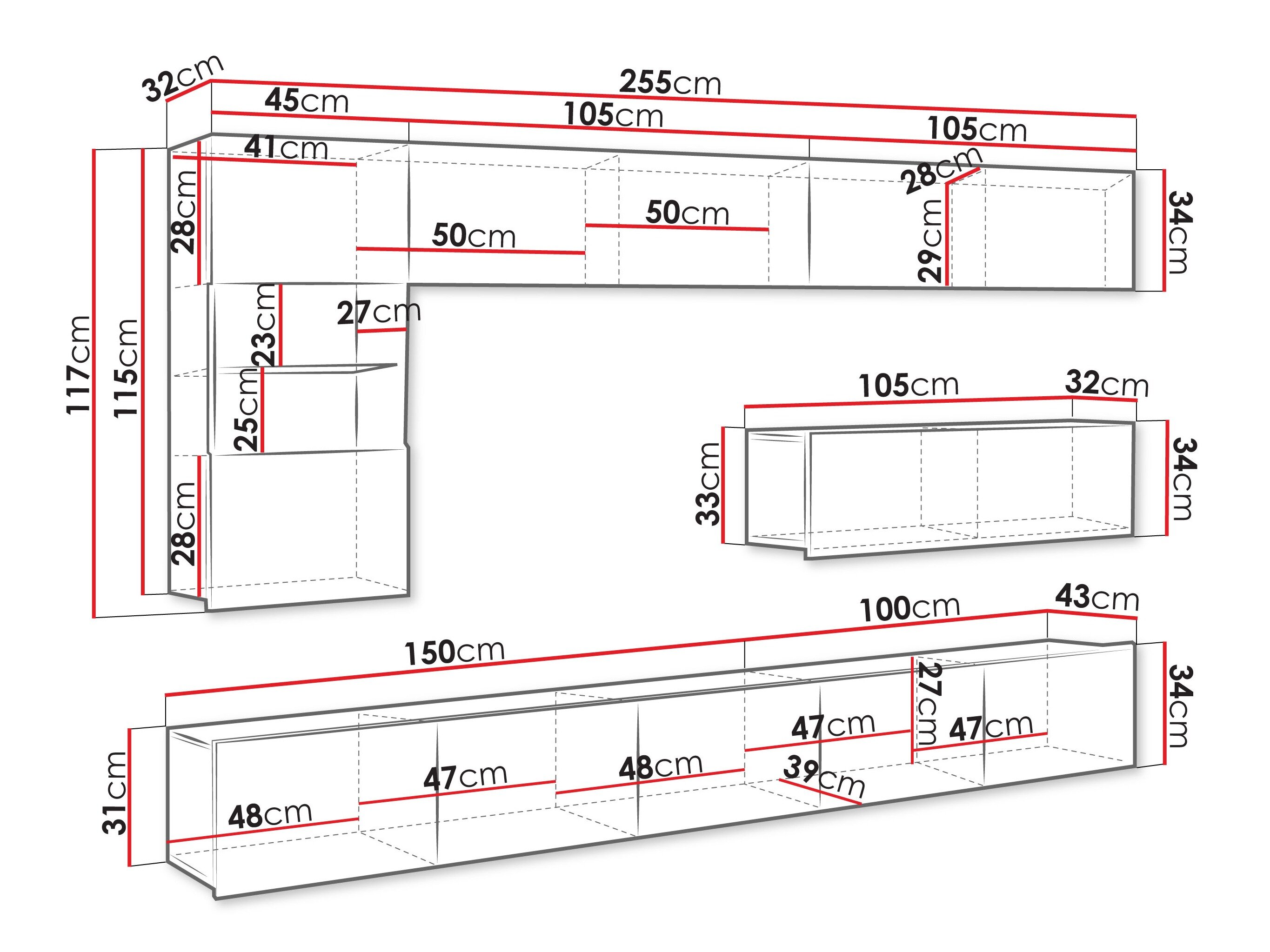 Stuemøbelsæt Tivdalu 108 (Kashmir)