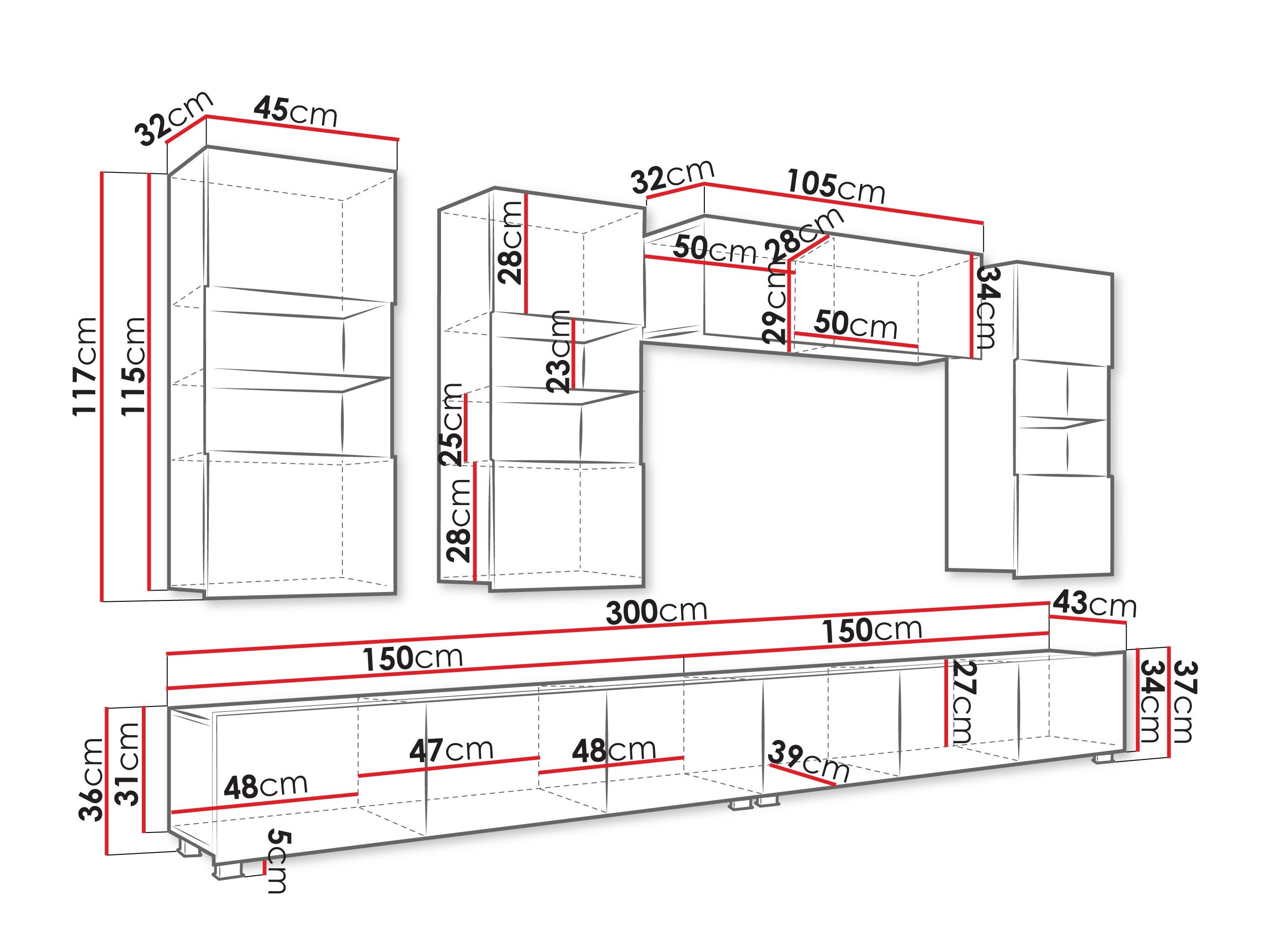 Stuemøbelsæt Tivdalu 109 (Kashmir)