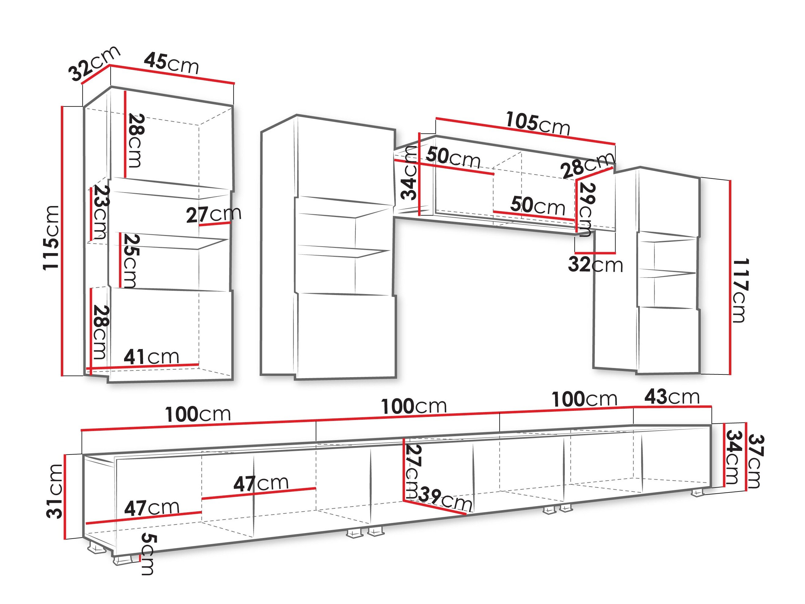 Stuemøbelsæt Tivdalu 121 (Kashmir)