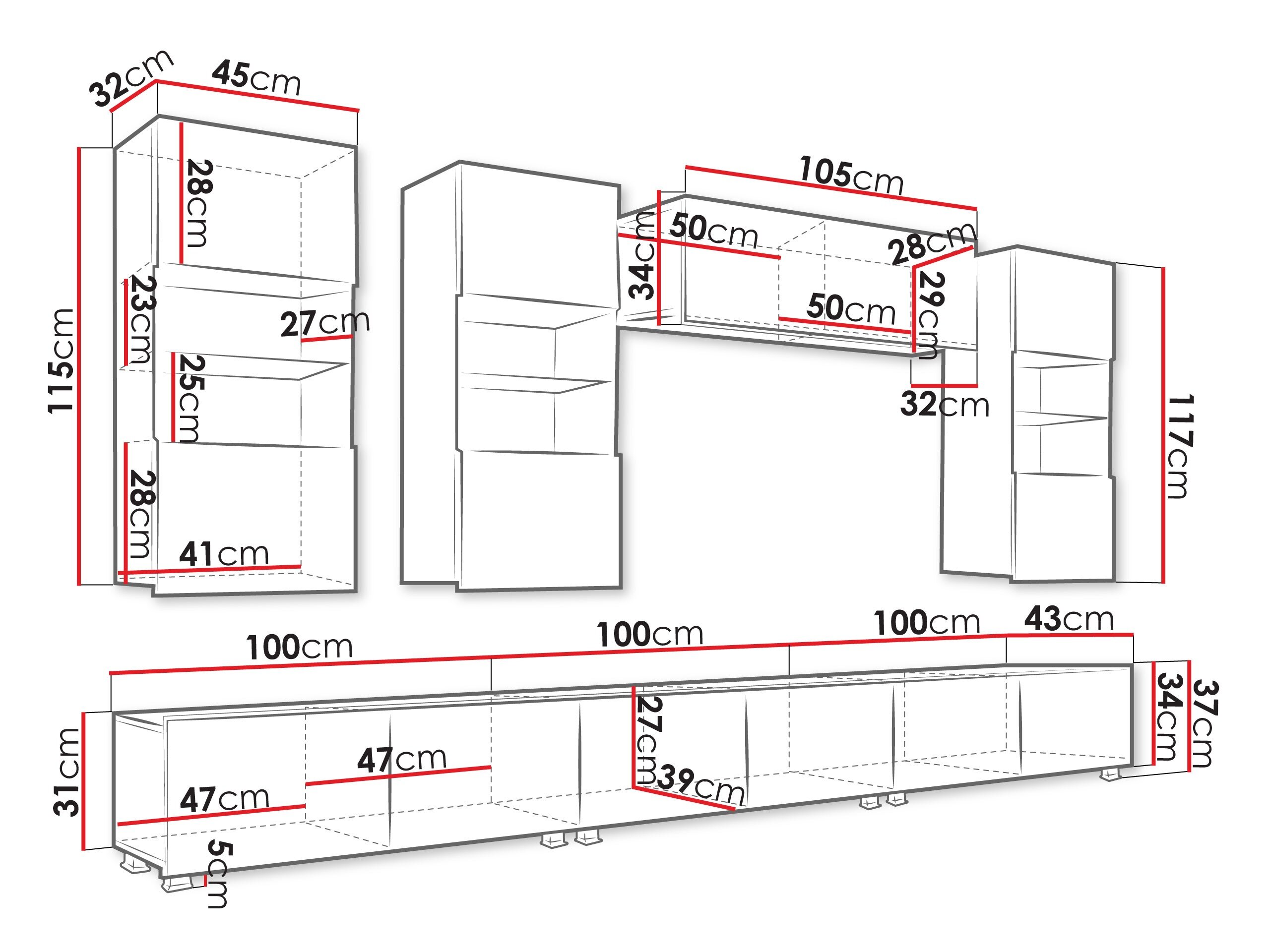 Stuemøbelsæt Tivdalu 121 (Kashmir)