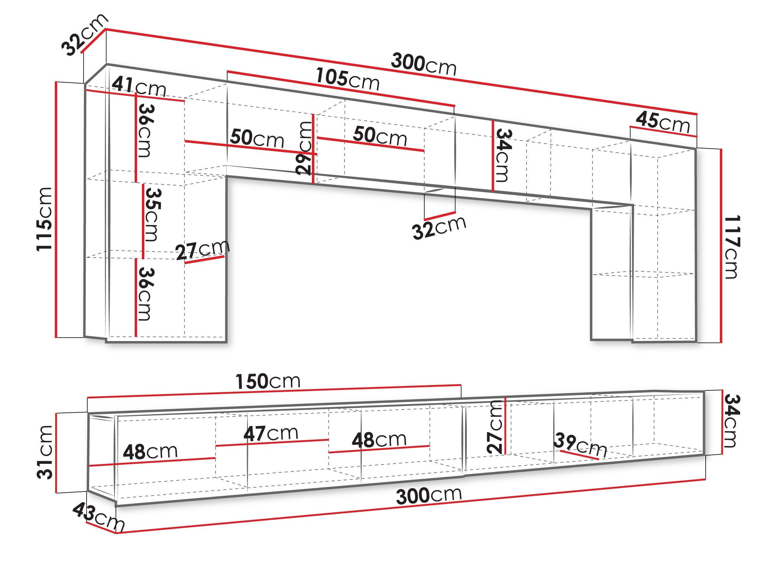 Stuemøbelsæt Tivdalu 135 (Kashmir)