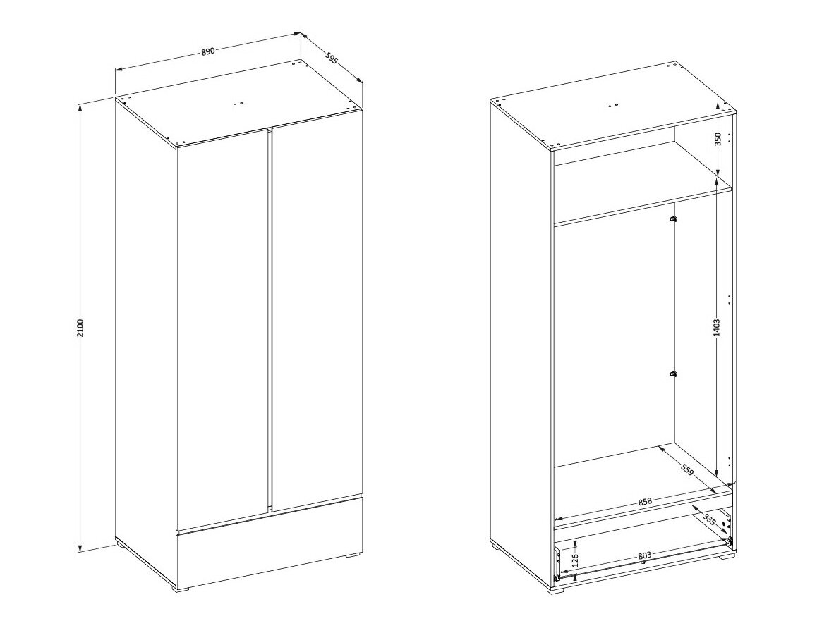 Garderobeskab Alfere 118 (Congo)