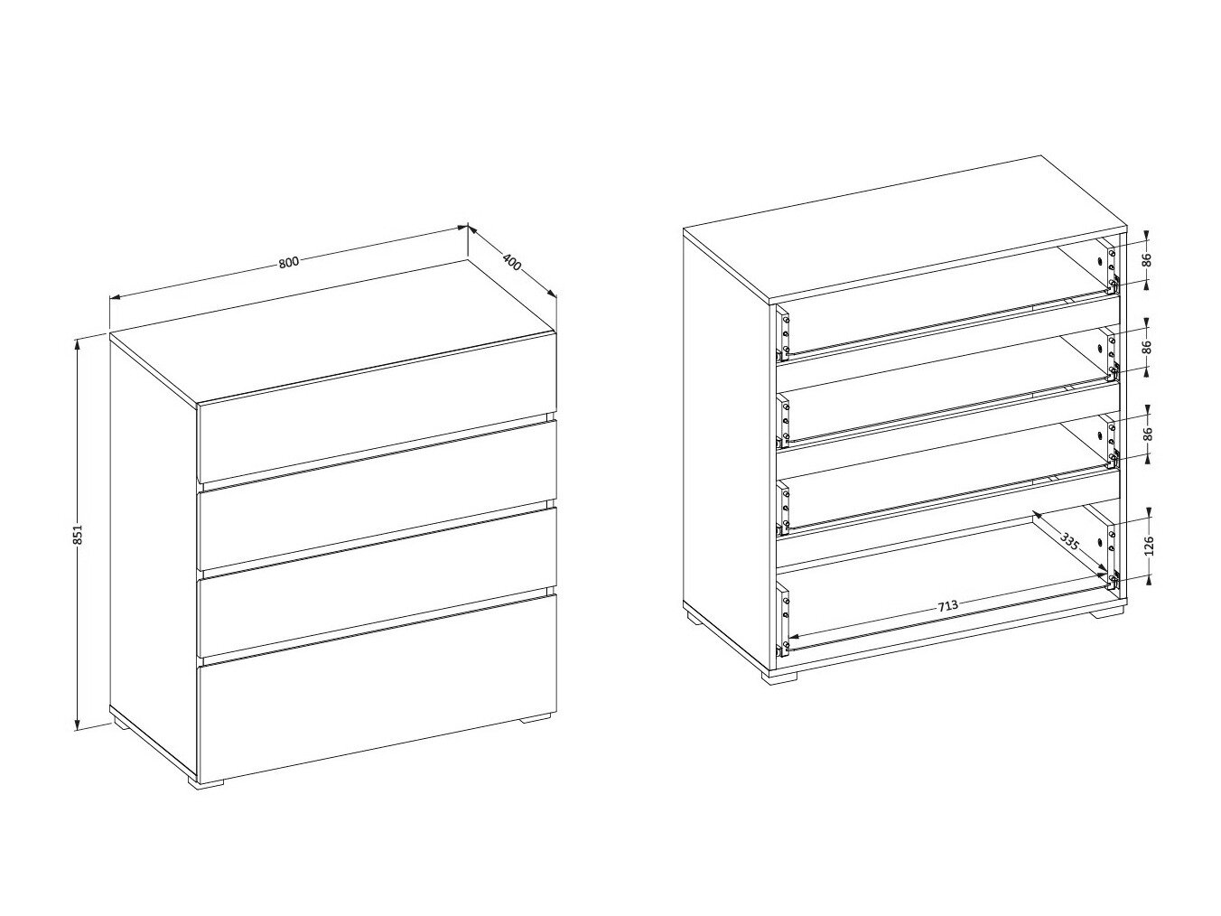 Kommode Alfere 121 (Congo)